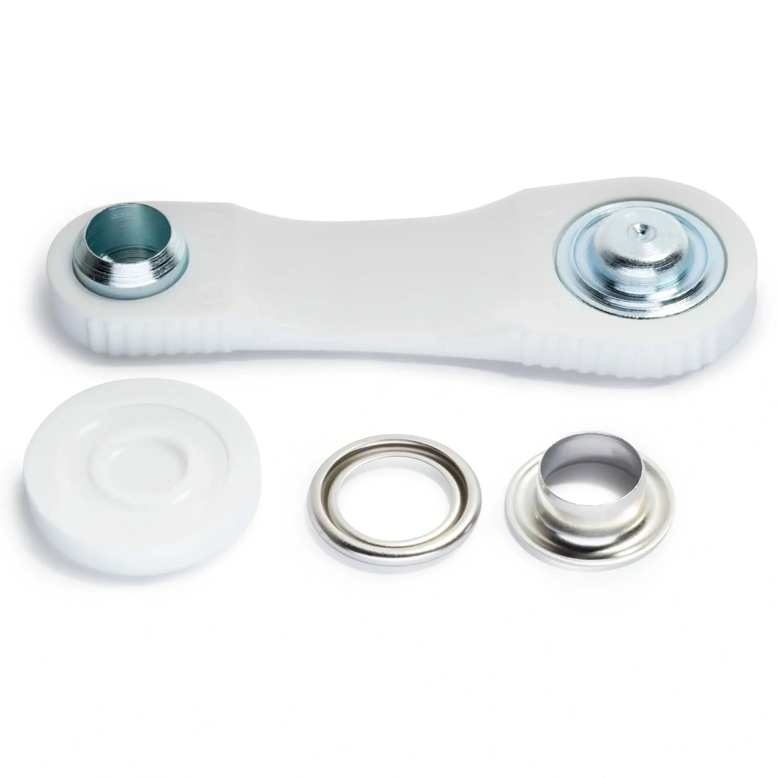 Ösen mit Unterlegscheiben Prym 11 mm Messing vernickelt
