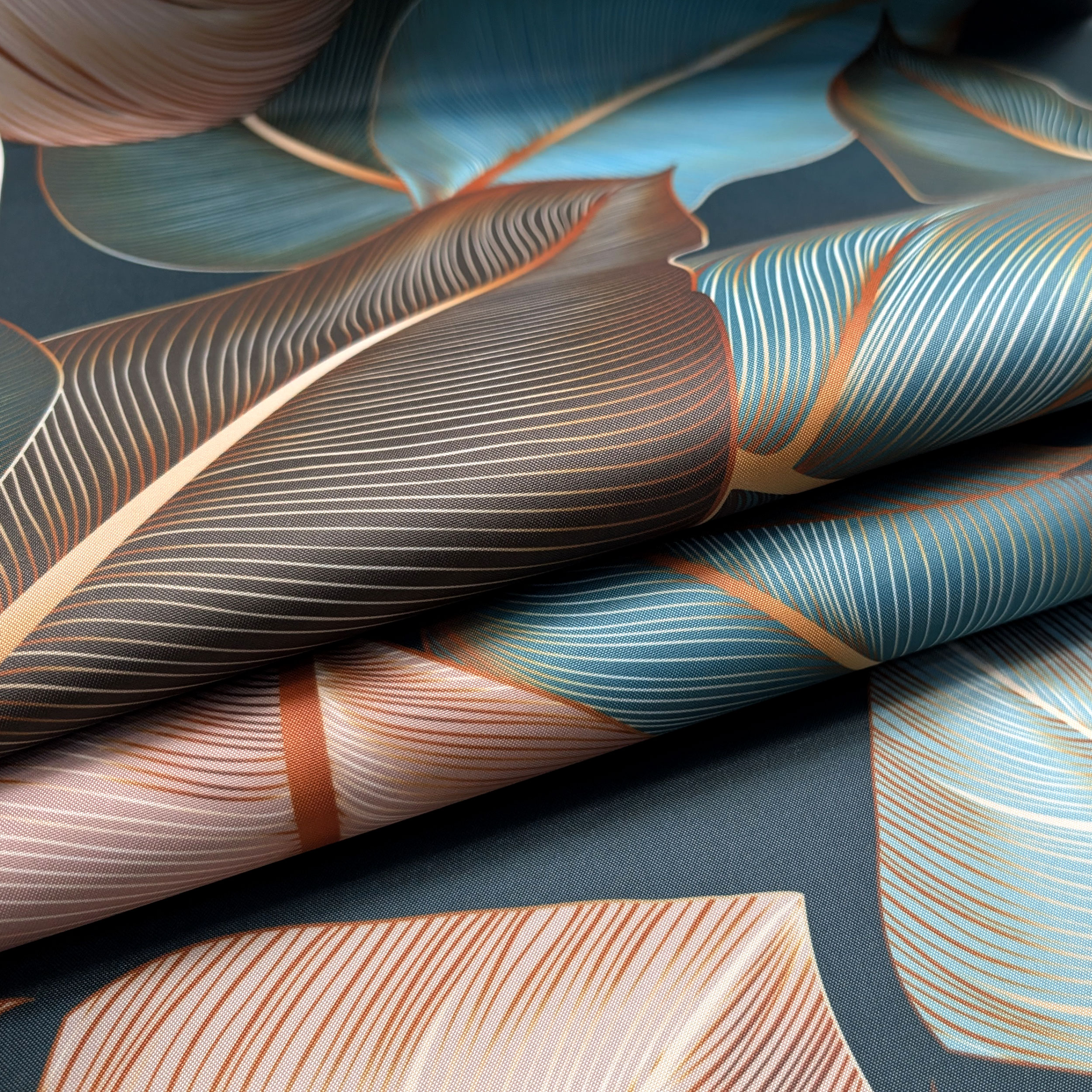 Kitchen Mats with Elegant Leaves Image