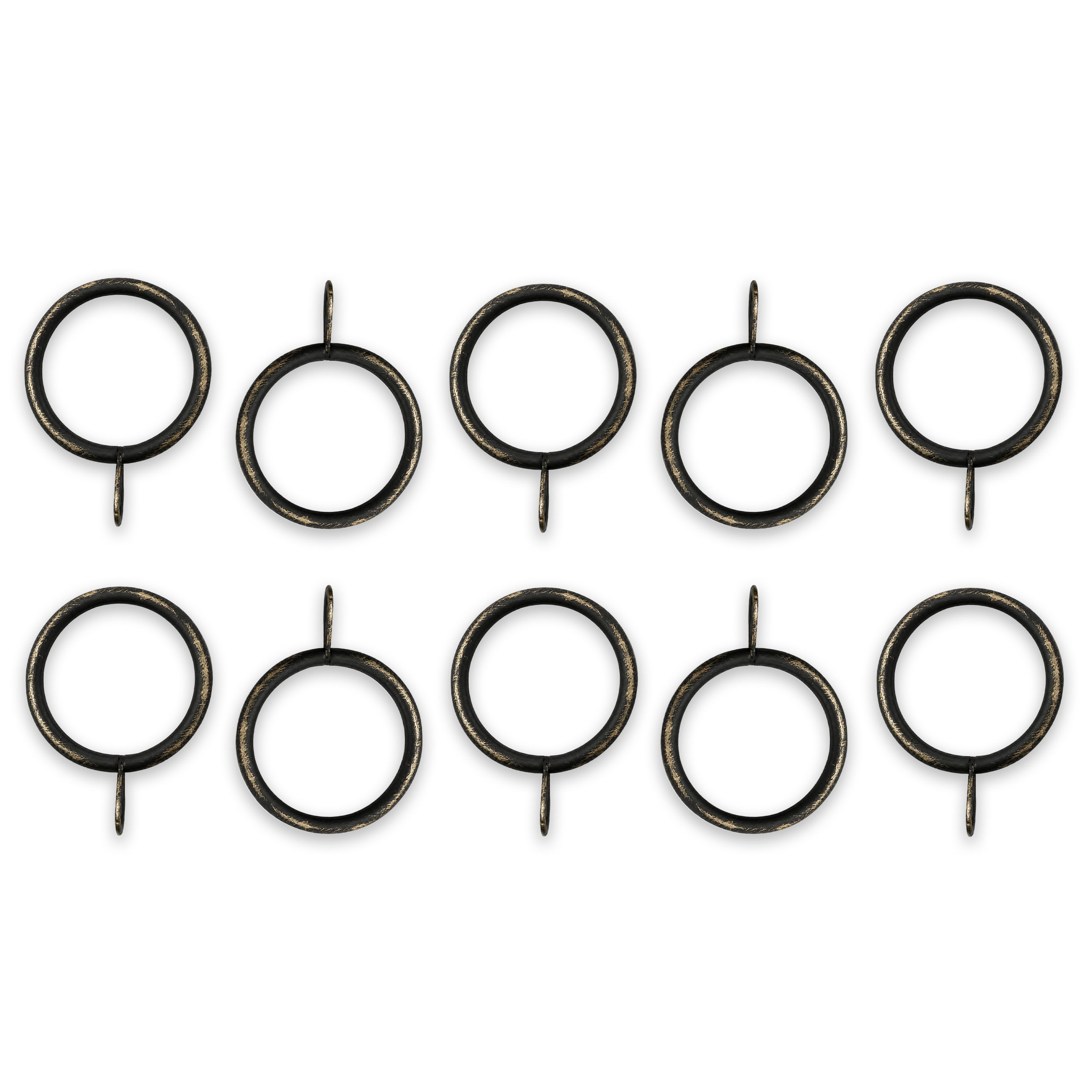 Rod Rings Diameter 32 mm - Black Gold - 10 pcs. Image