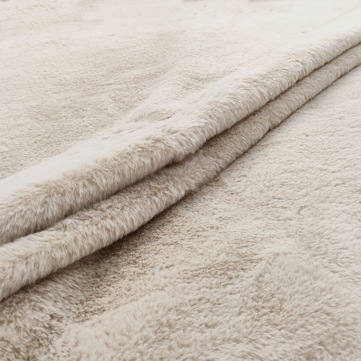 Tessuto Double Montone Beige Image