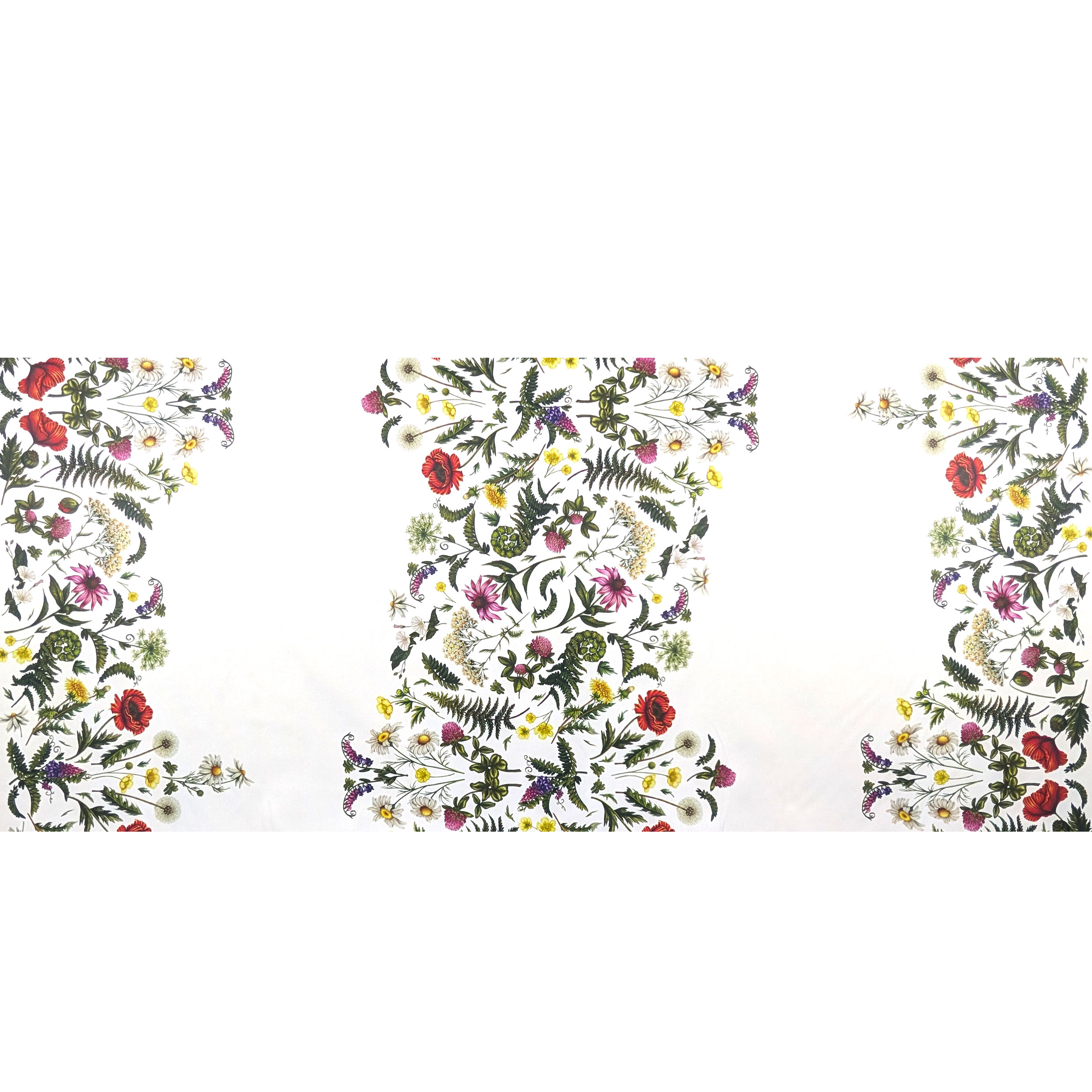 Fabric for Resin Tablecloth Floral Stretches Image