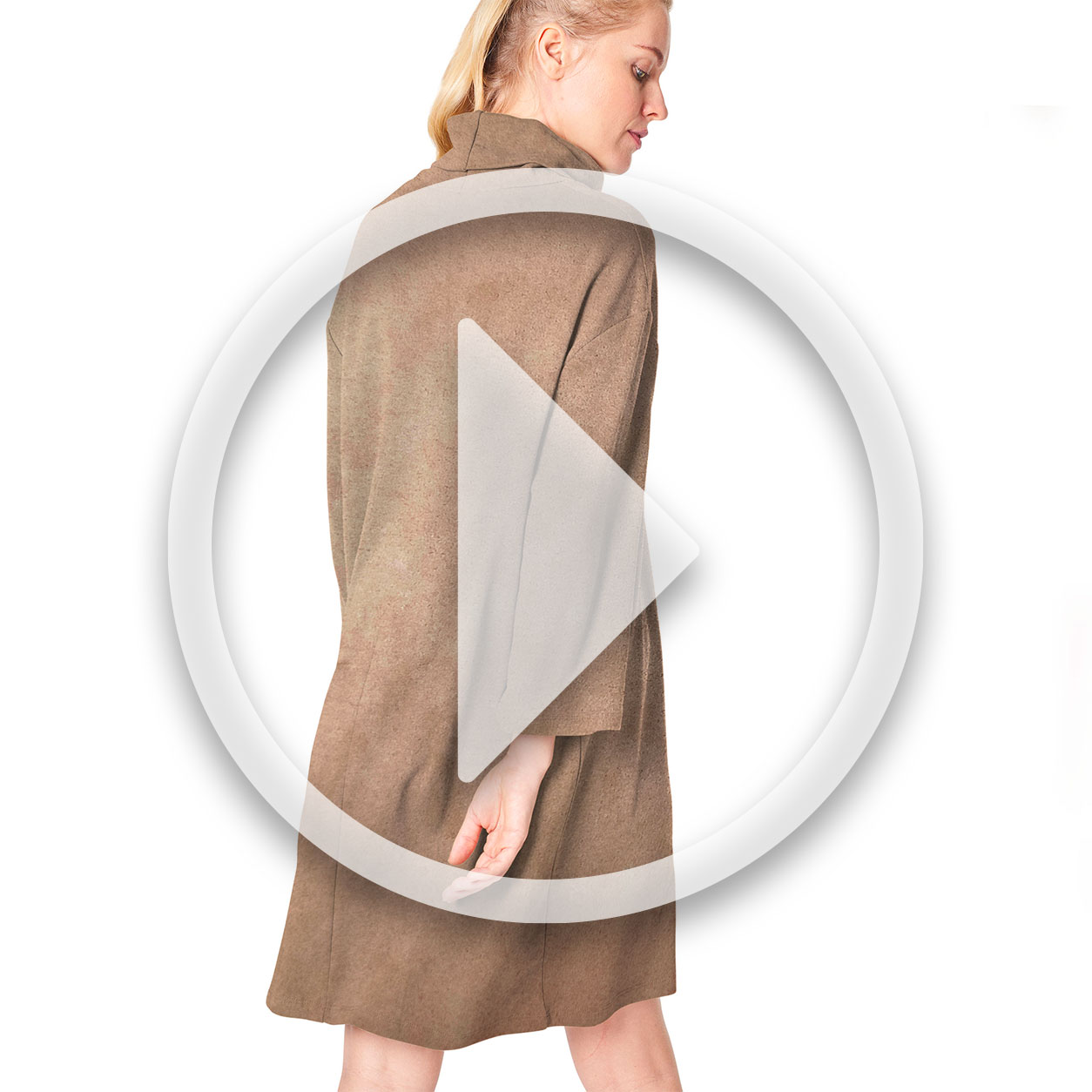 Tissu élastique Dainetto Camel Image