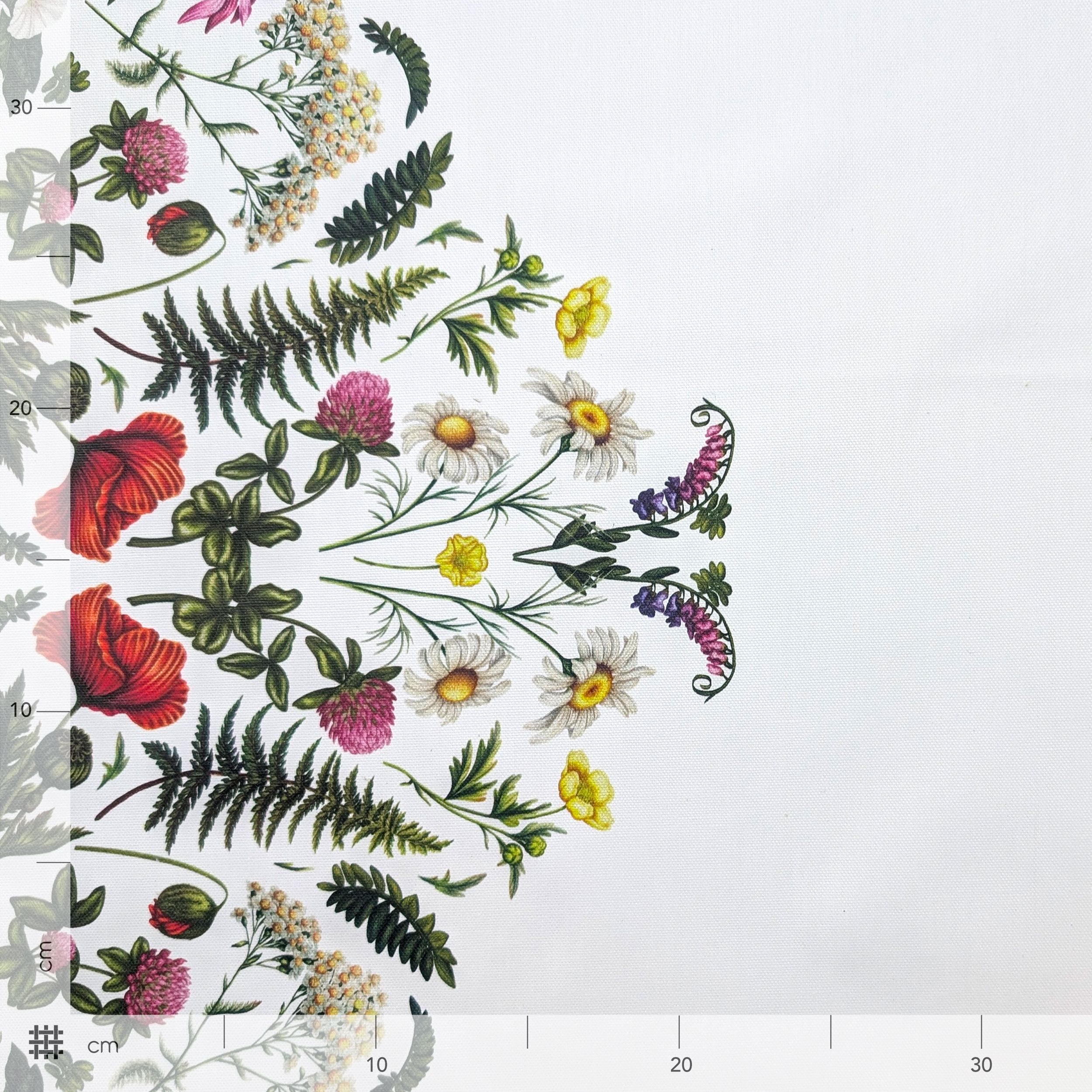 Fabric for Resin Tablecloth Floral Stretches Image