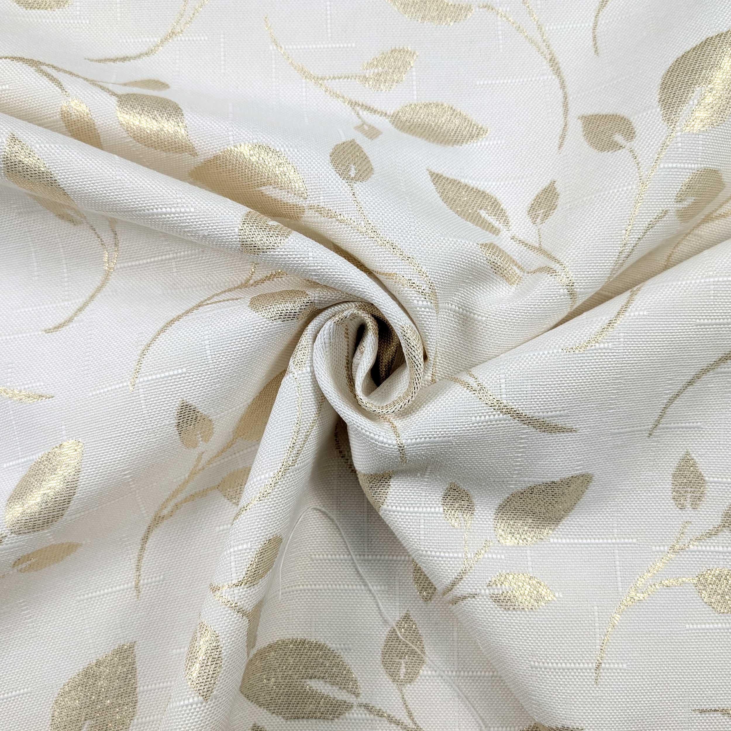 Jacquard Gold Leaves Image