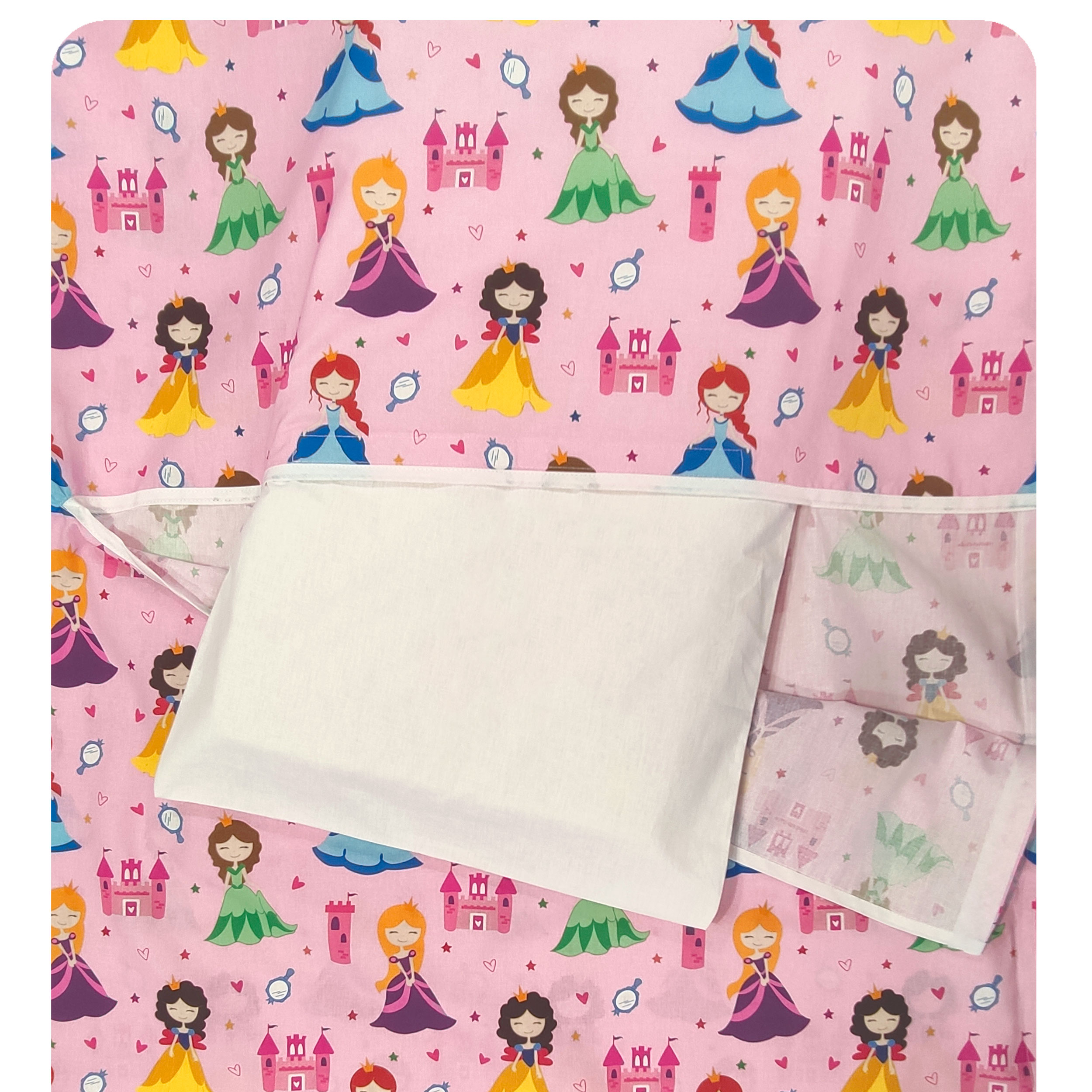 Summer Sleeping Bag Princesses Pink Background Image