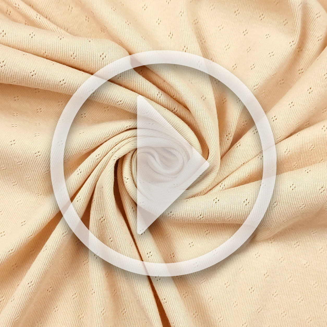 Openwork Beige Cotton Jersey Image
