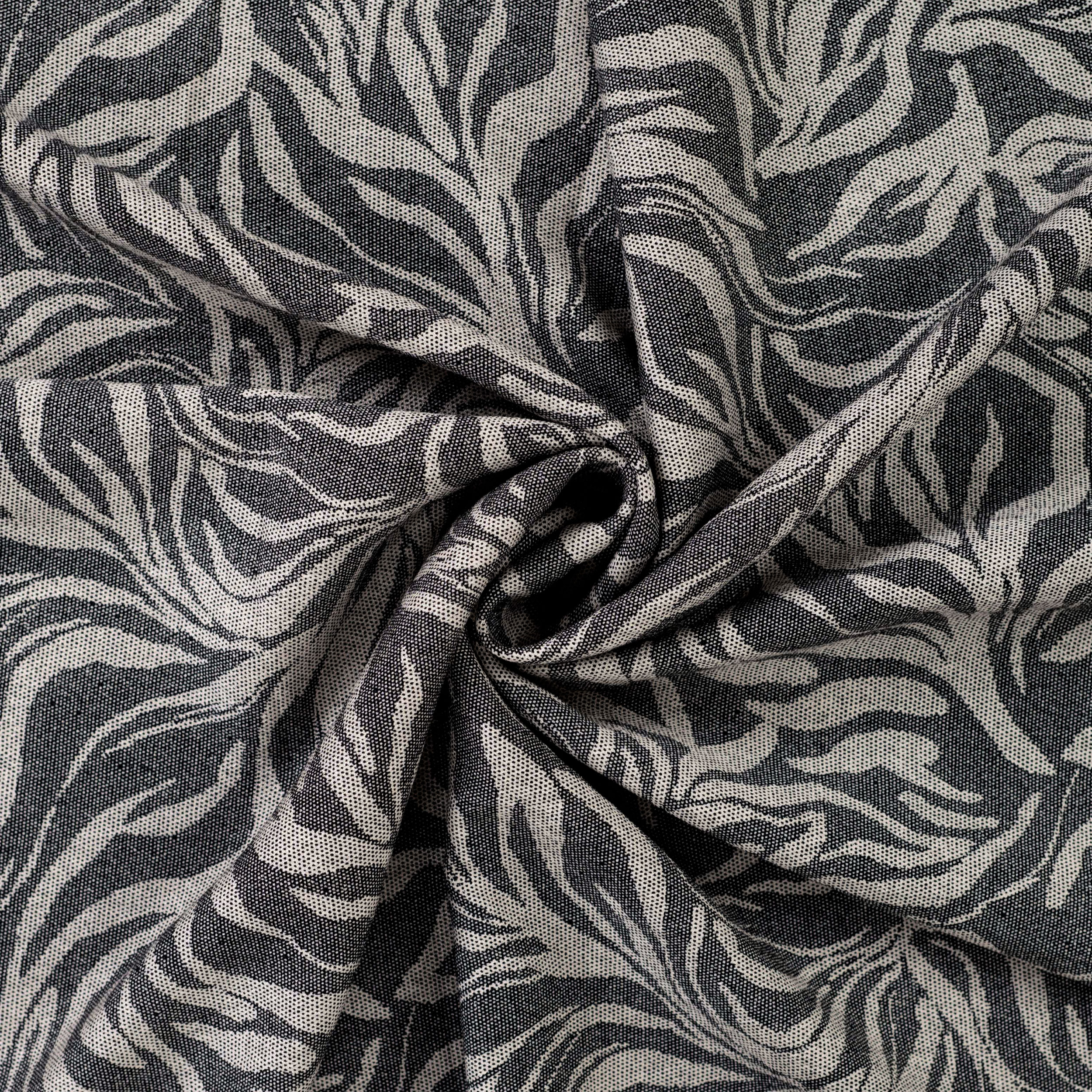 Viscose Abstract Leaves Black Background Image