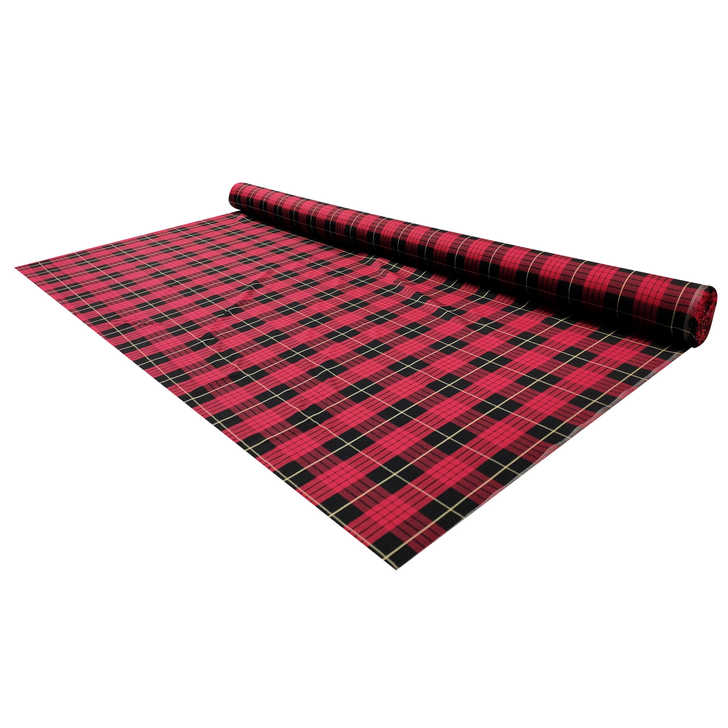 Dressmaking Tartan - Red and Black Image
