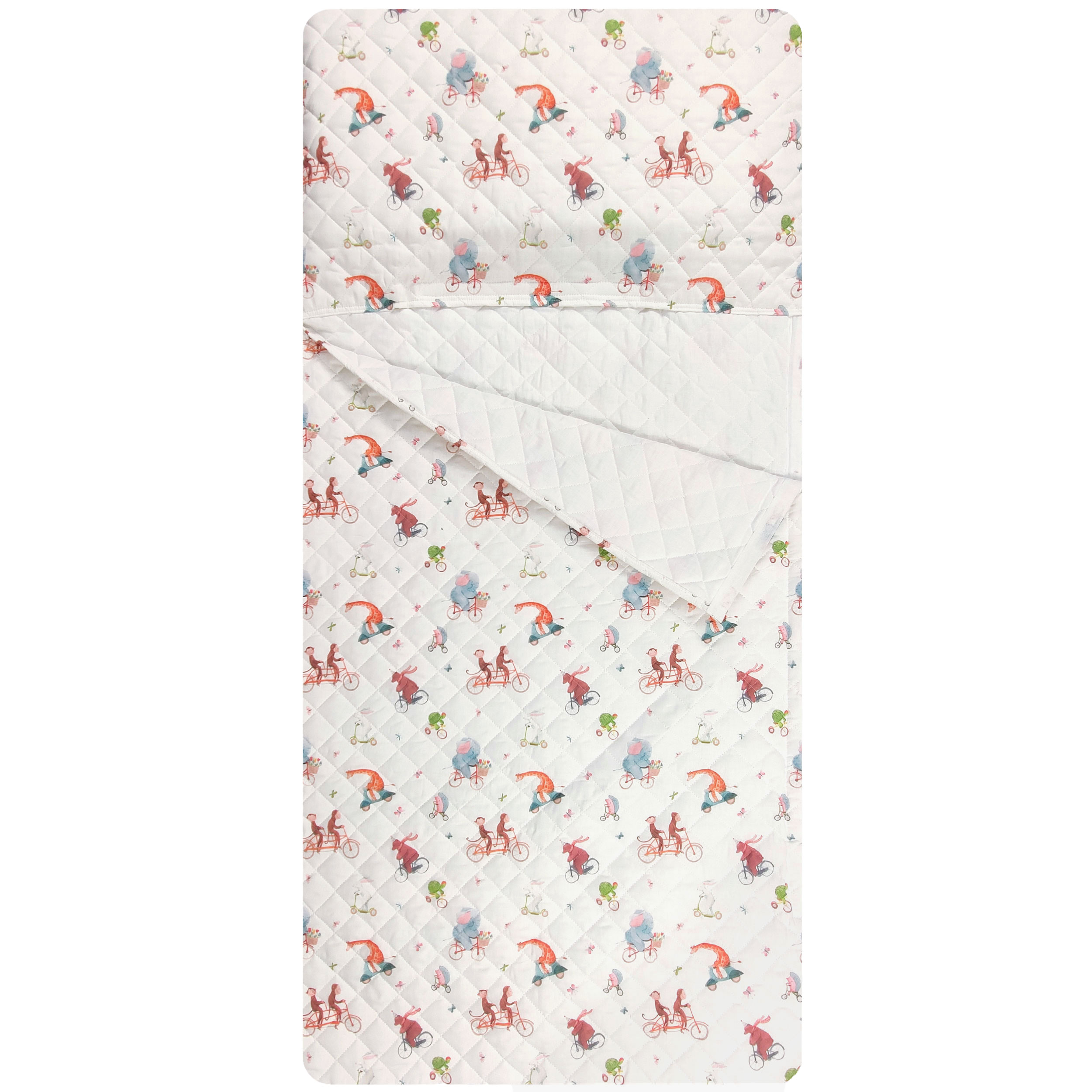  Animals on Bikes Sleeping Bag Image