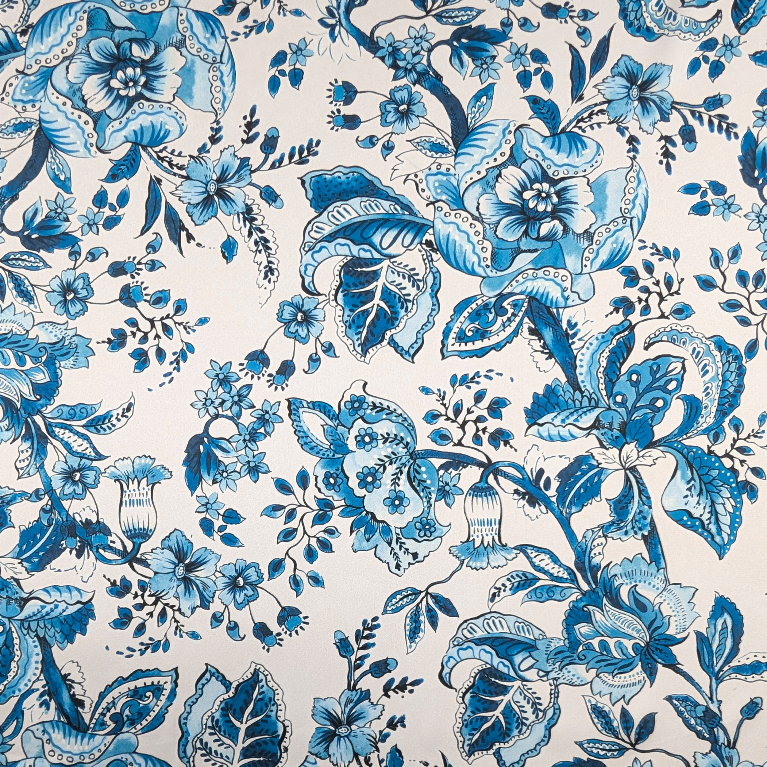 Blue Flowers Fashion Shave Image