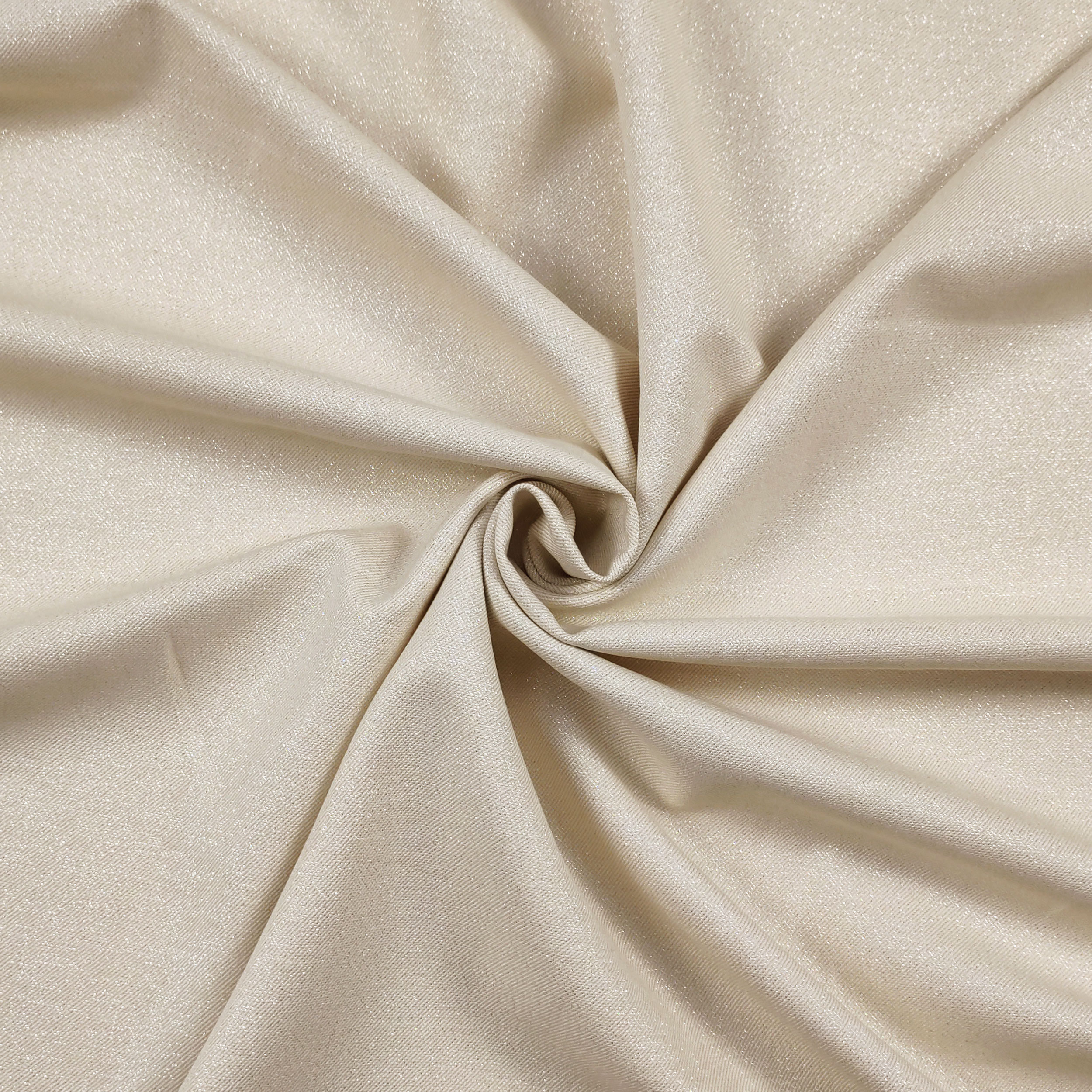 Elastischer Stoff Mode Beige Lurex