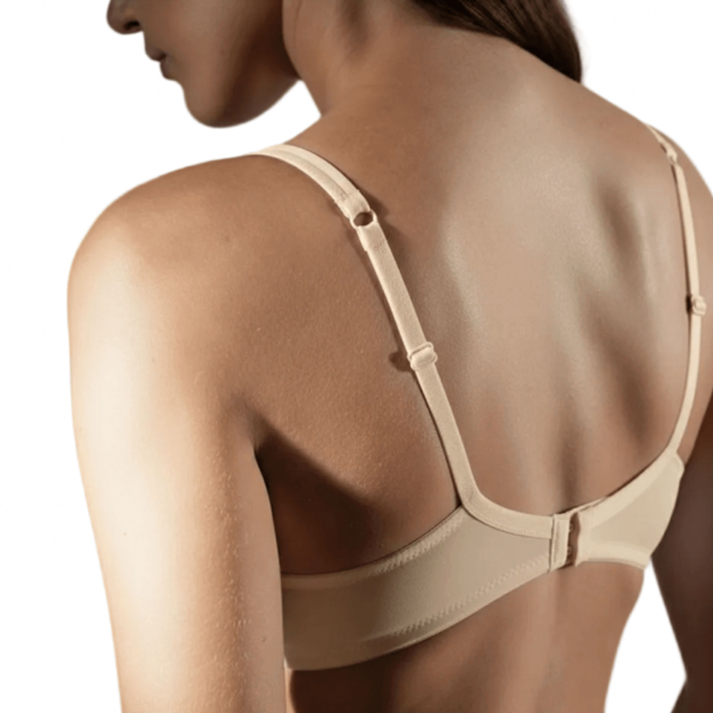 Gios Basic Nude Cotton Bra Image