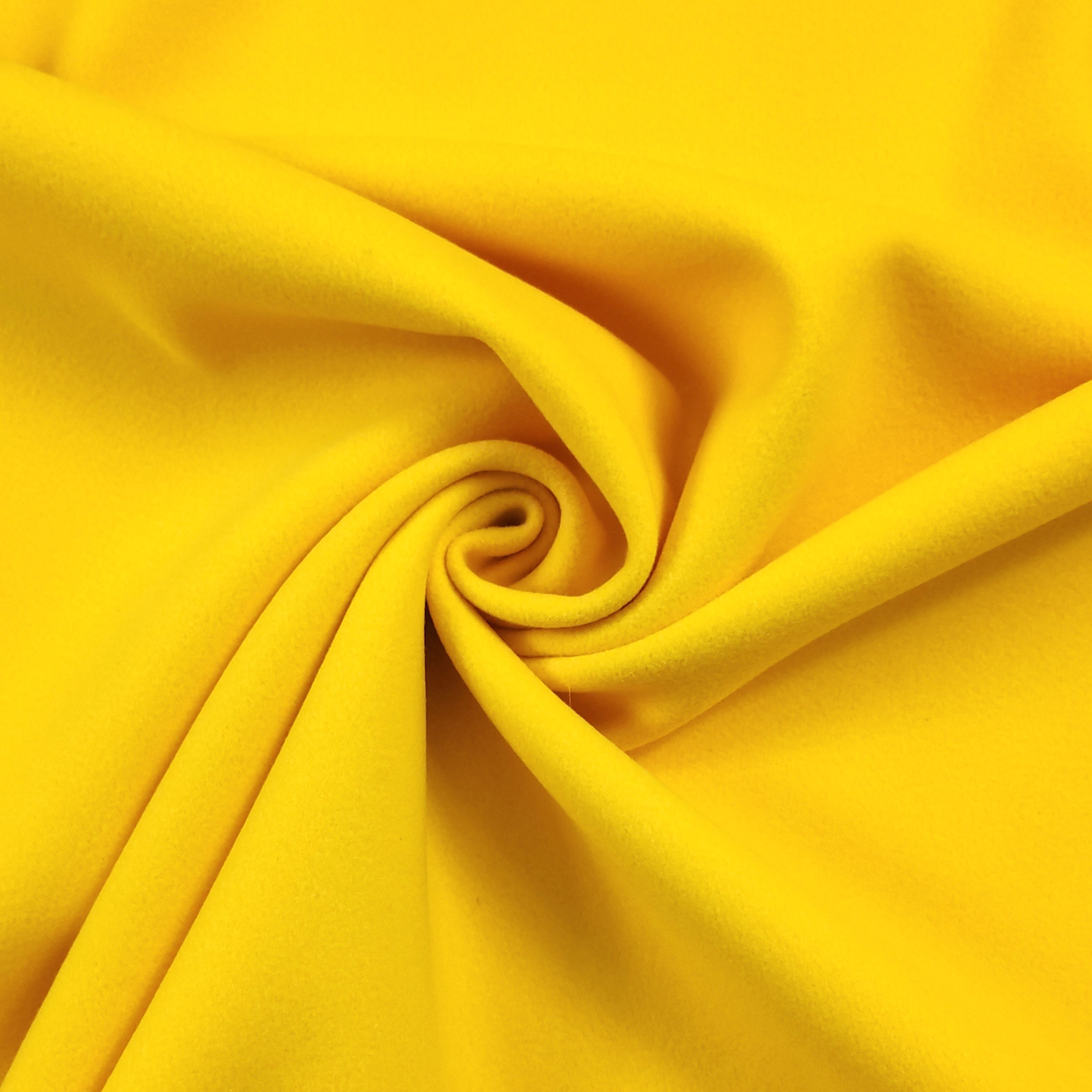 Manteau jaune uni