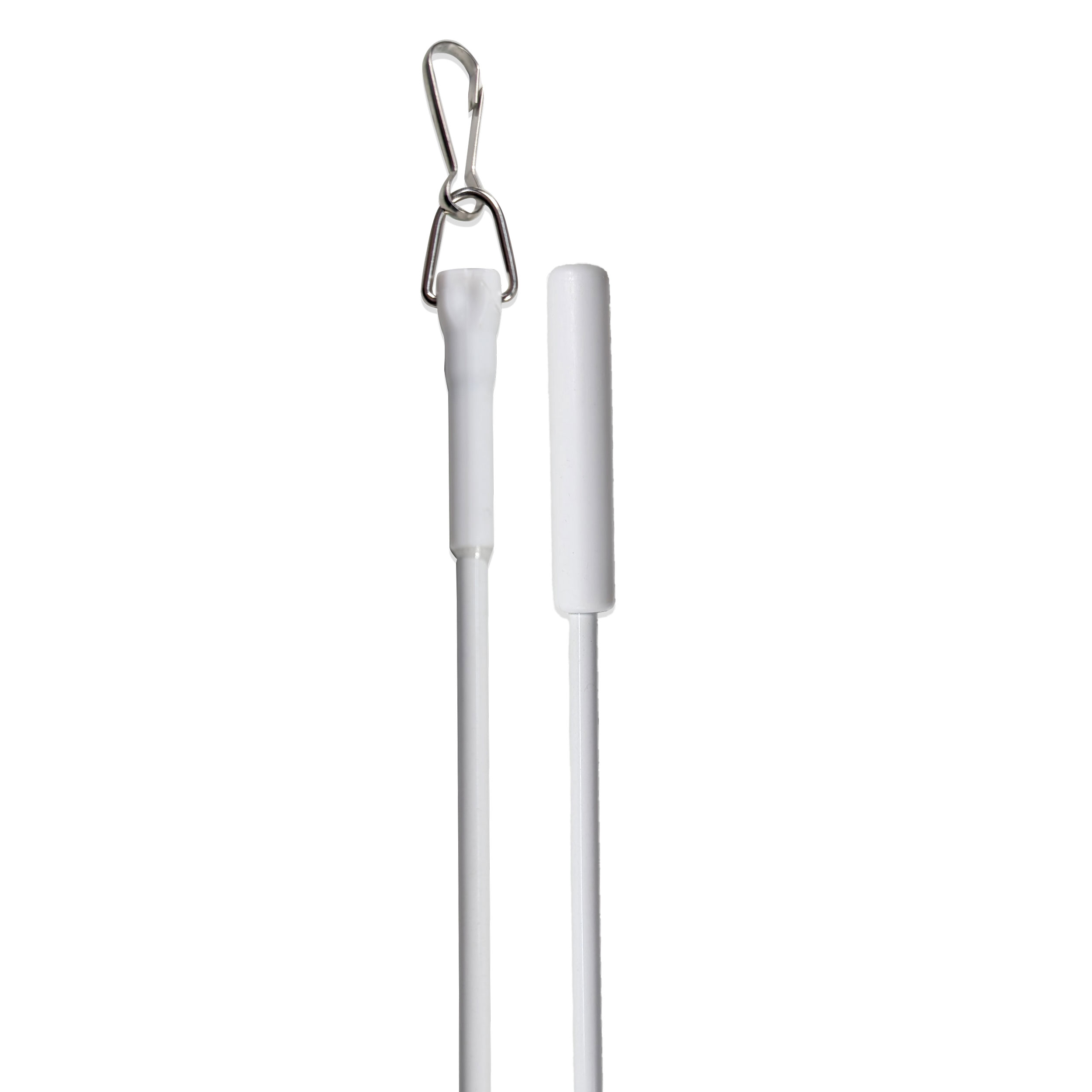 Curtain Pull Whip - Aluminium White Image