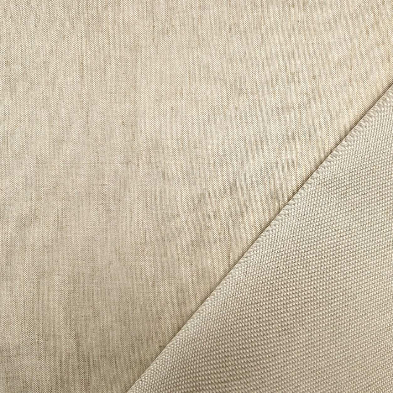 Resin Blend Linen Tablecloth Fabric Beige Image