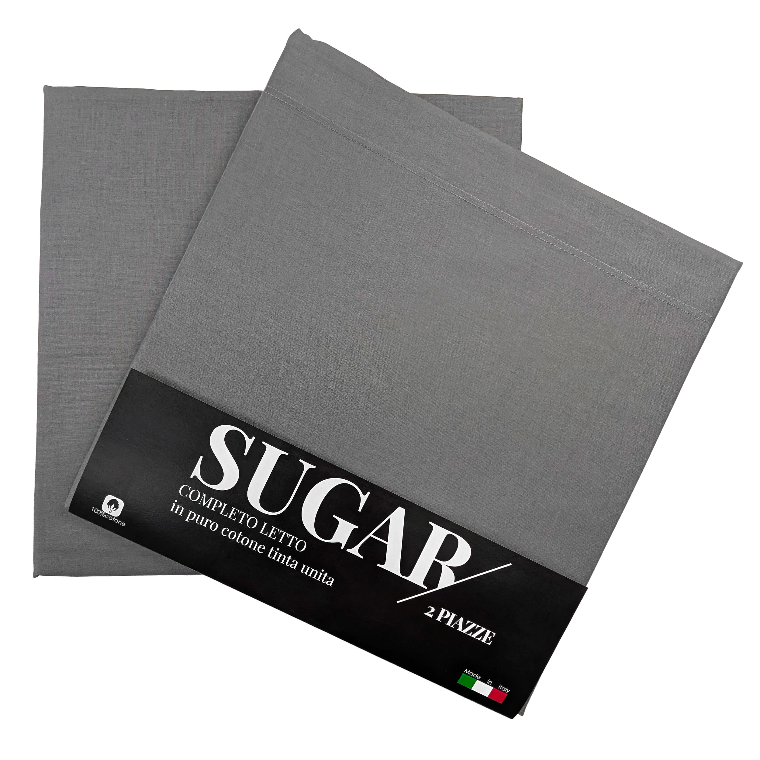 Dark Grey Bed Sheet Set Double Bed Image