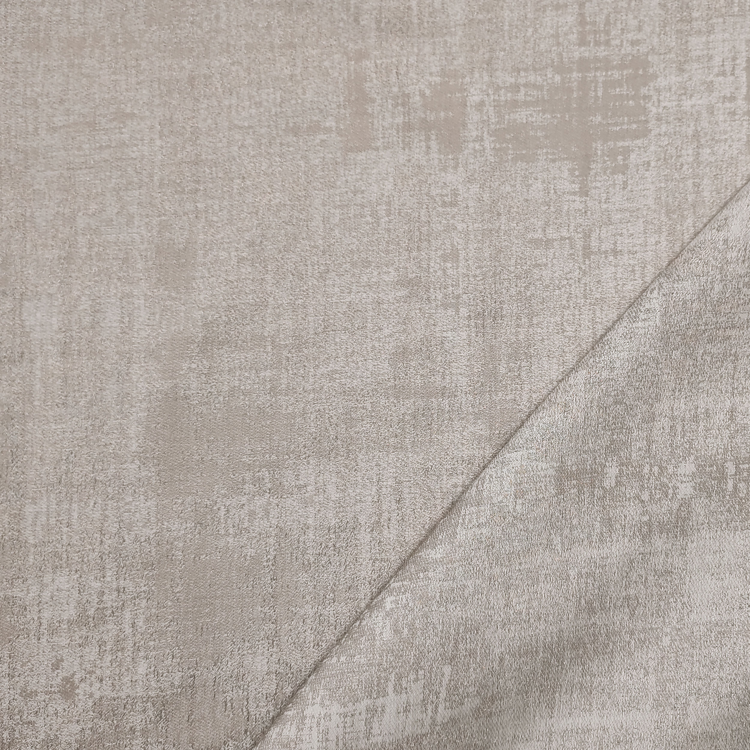 Tissu de rideau opaque effet spatule gris tourterelle