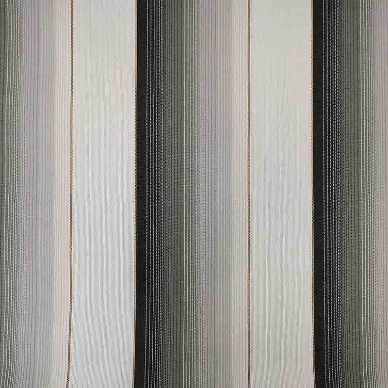 Outdoor Sun Fabric Shaded Stripe Black Image