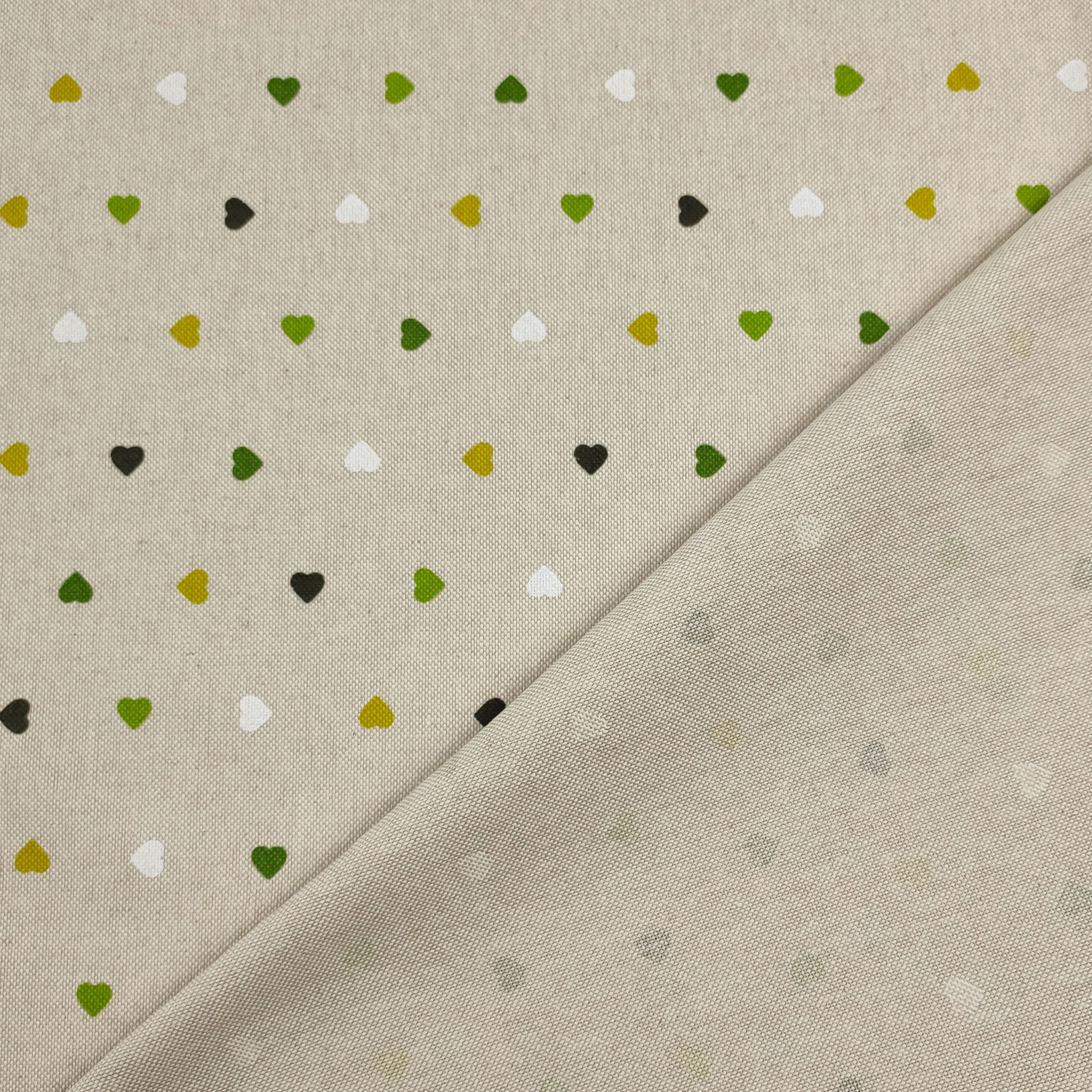 Panama Cuoricini Green Tones