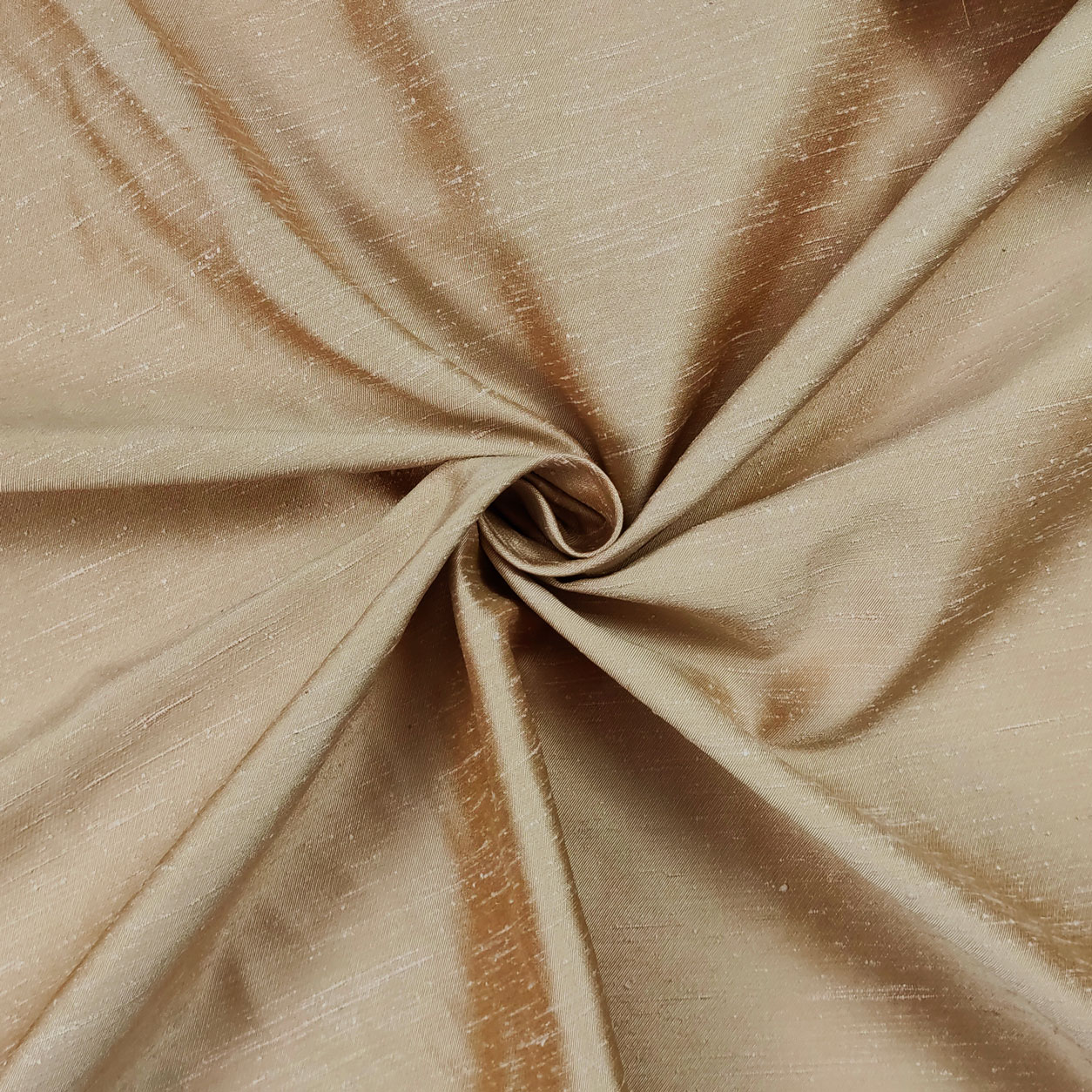 Tissu d'ameublement Shantung Ecru