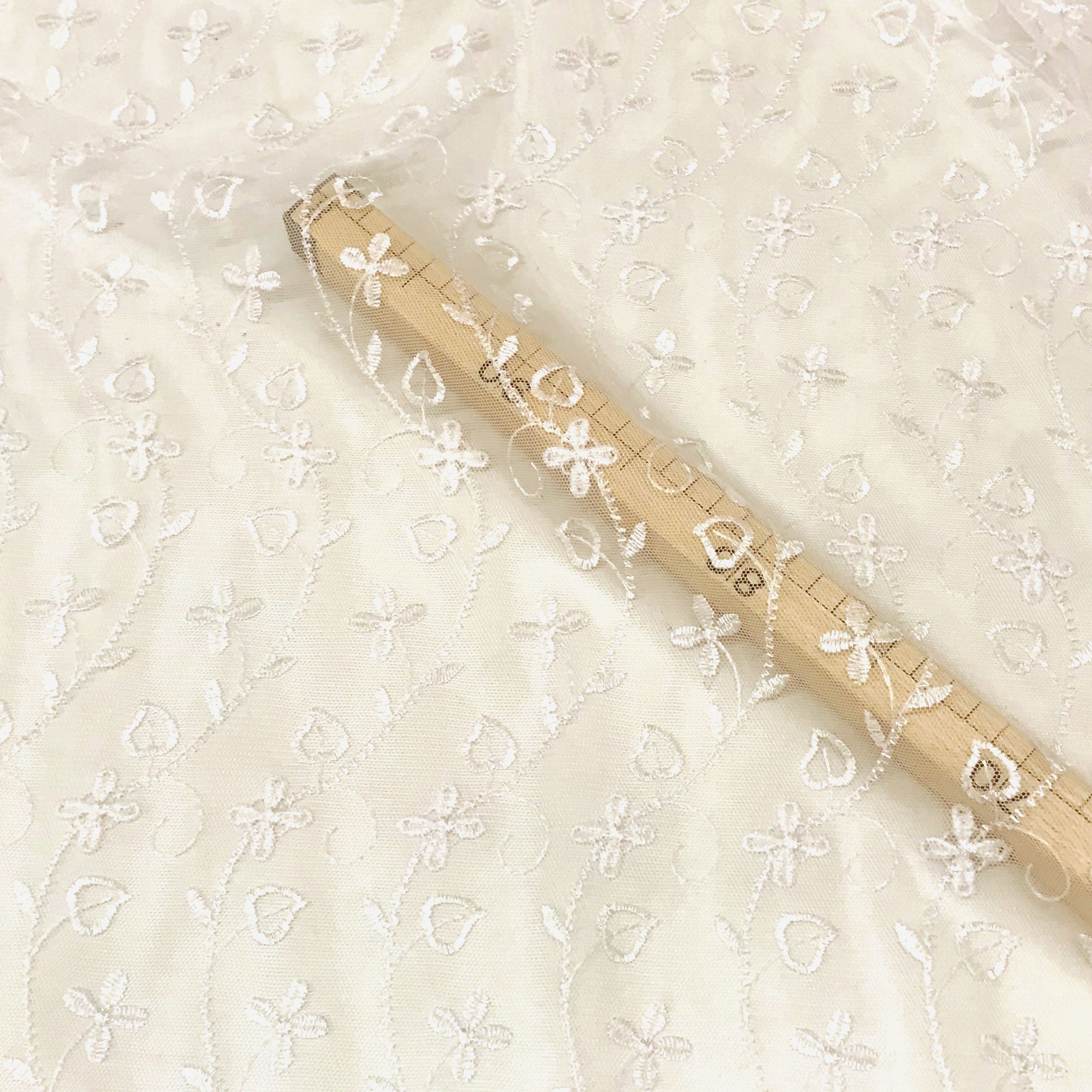 Scampolo Fabric Curtain Lace Ariadne 150x295 cm Image
