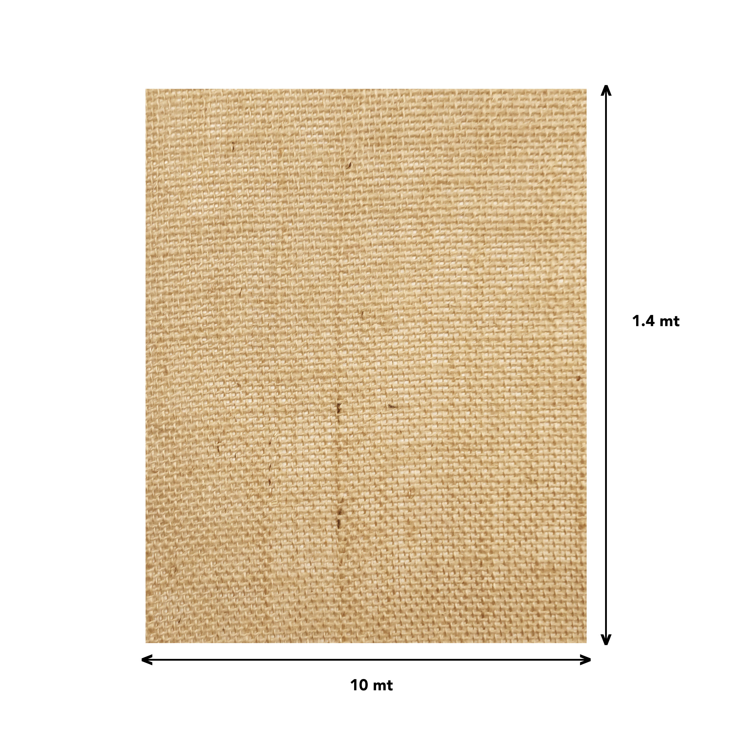 Grober Jutezuschnitt 10x1,4 m Image