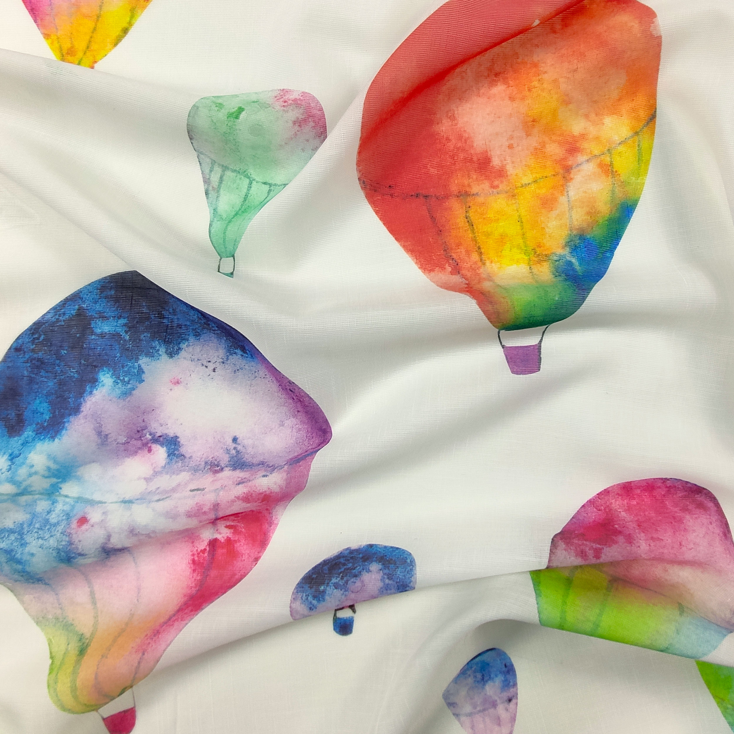 Curtain Fabric Balloon Pattern