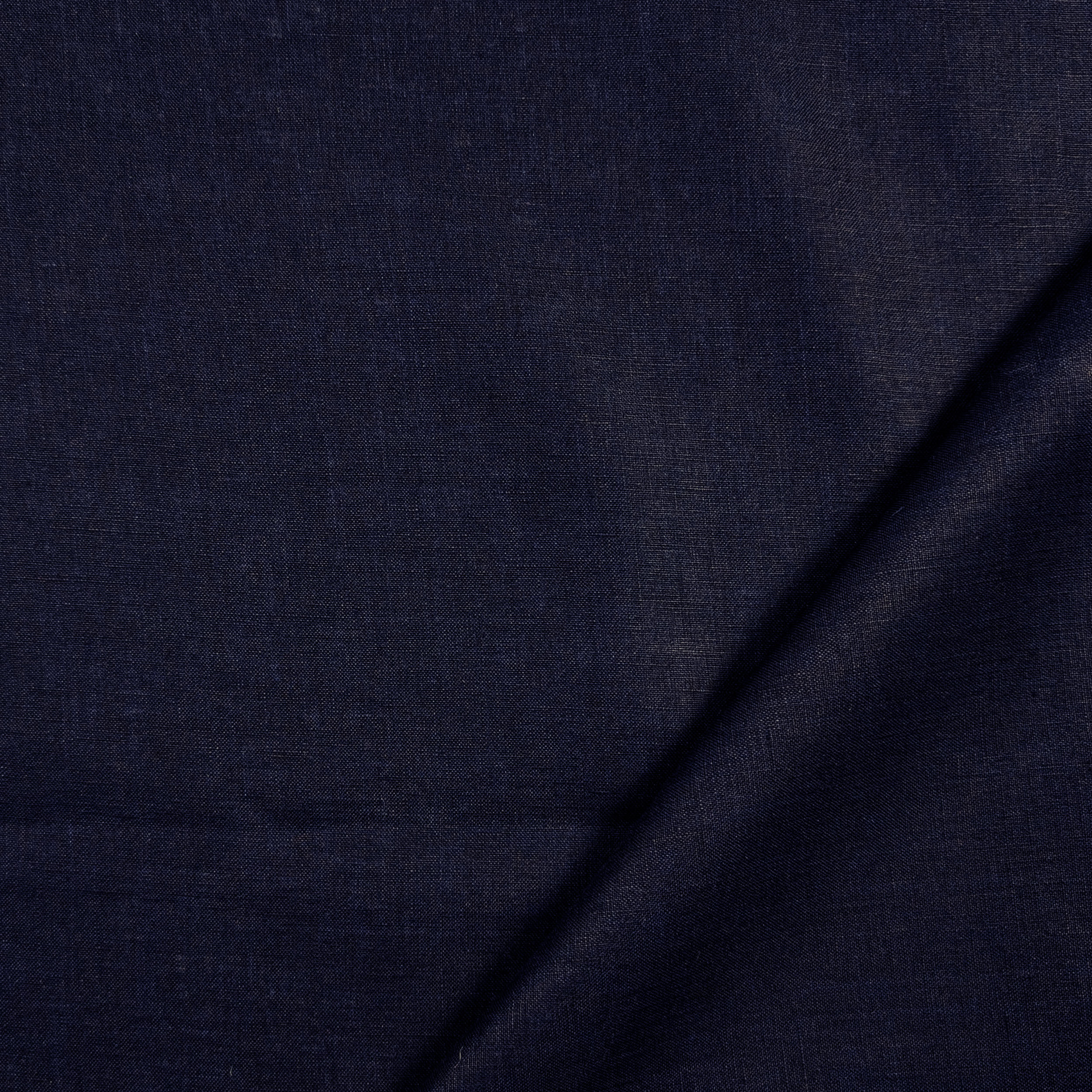 Pure Linen, Dark Blue Fashion Image