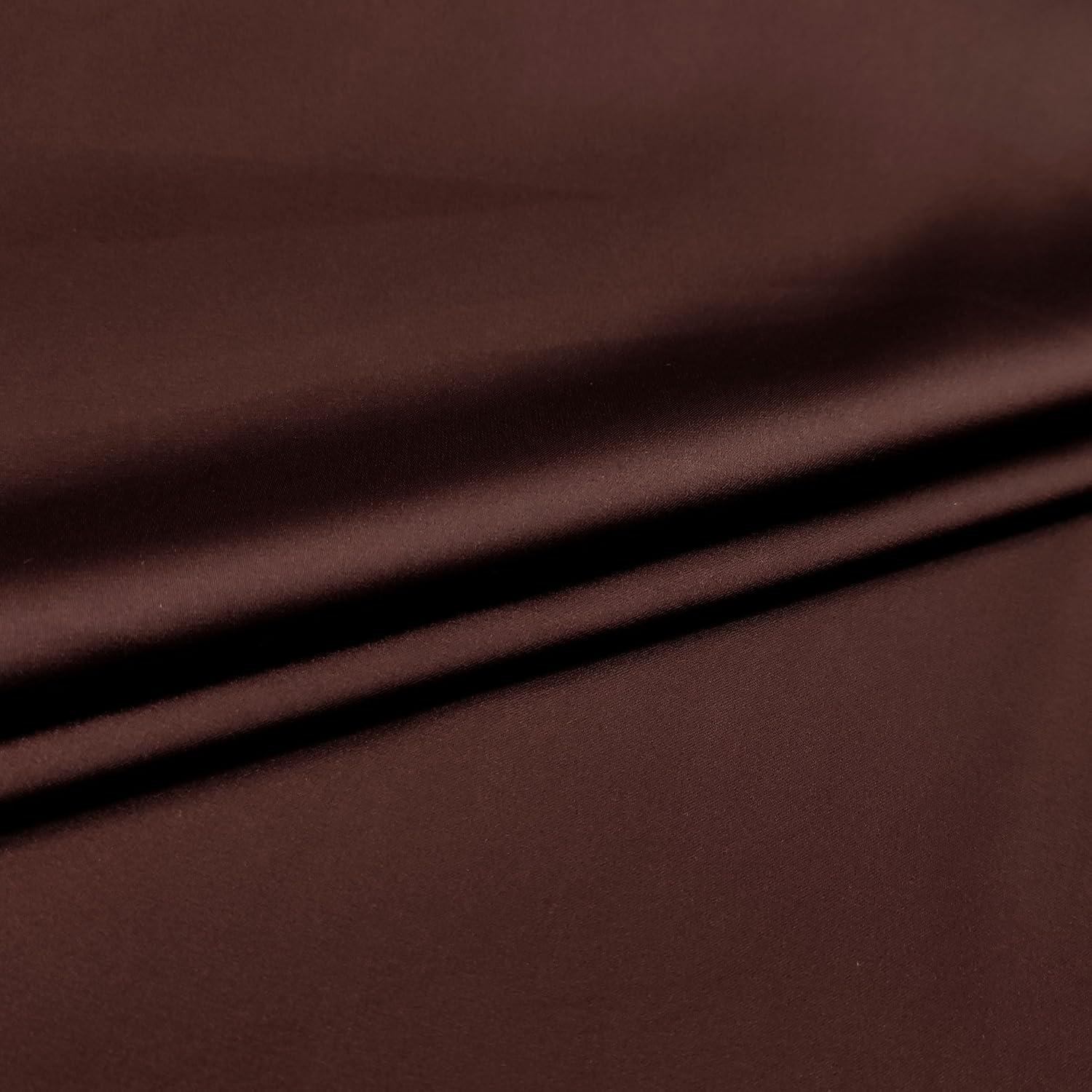 Silky Sateen Stretch Fabric Image