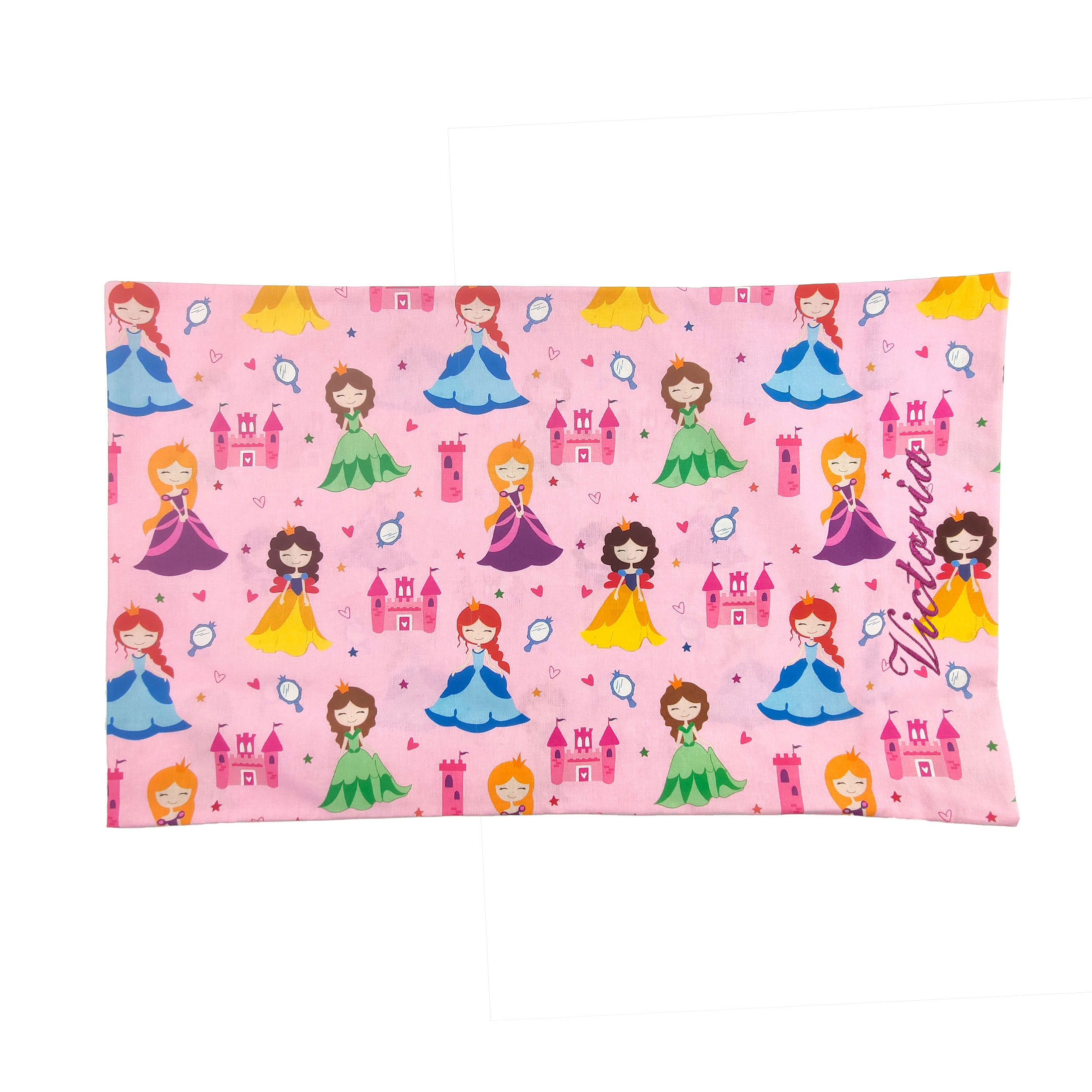 Pillowcase Princesses Pink Background Image