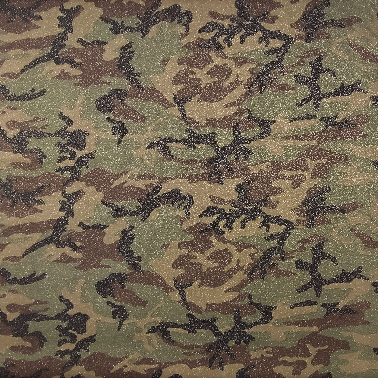 Satin de coton militaire enduit de lurex Image