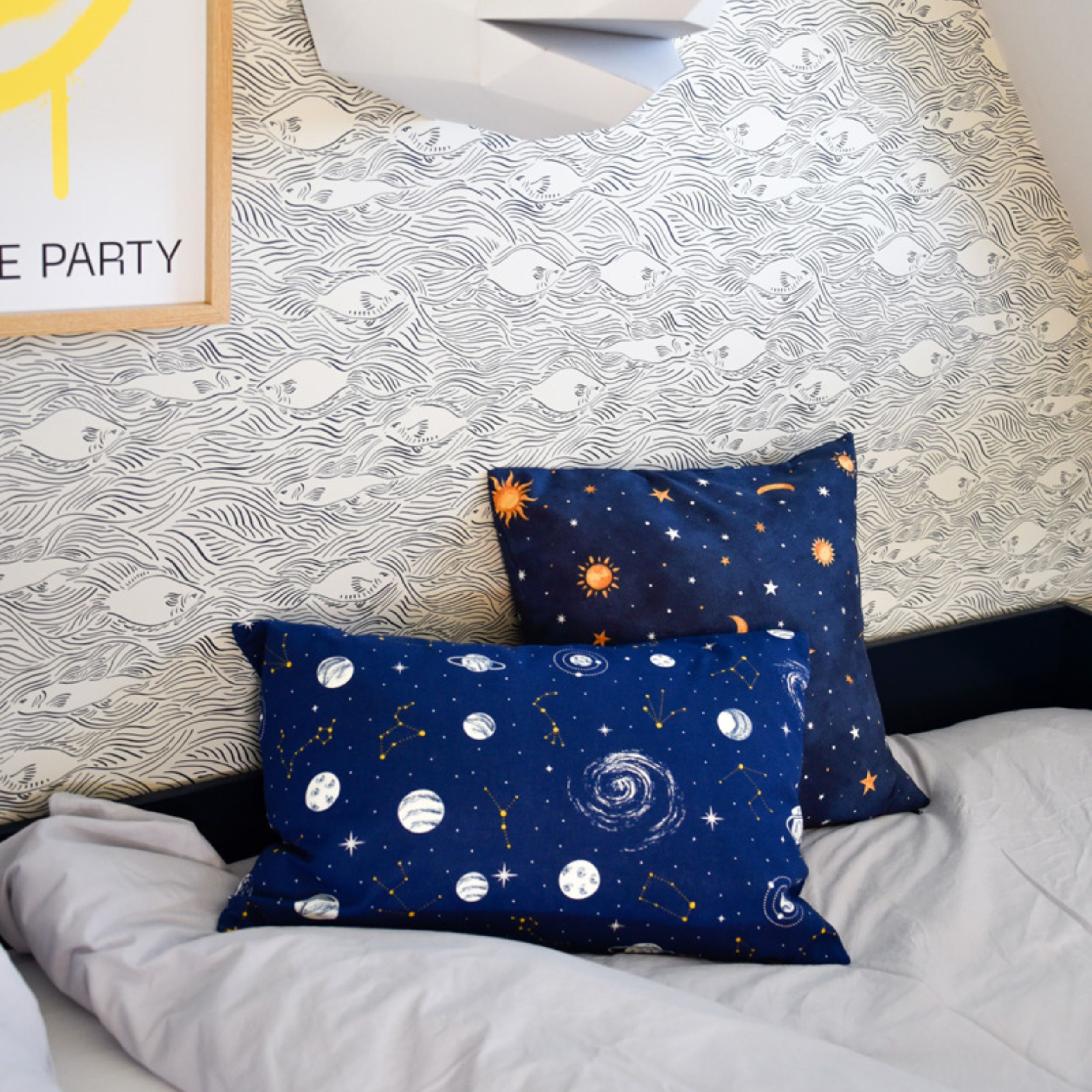 Astronomie Fantaisie Tissu coton mélangé Image