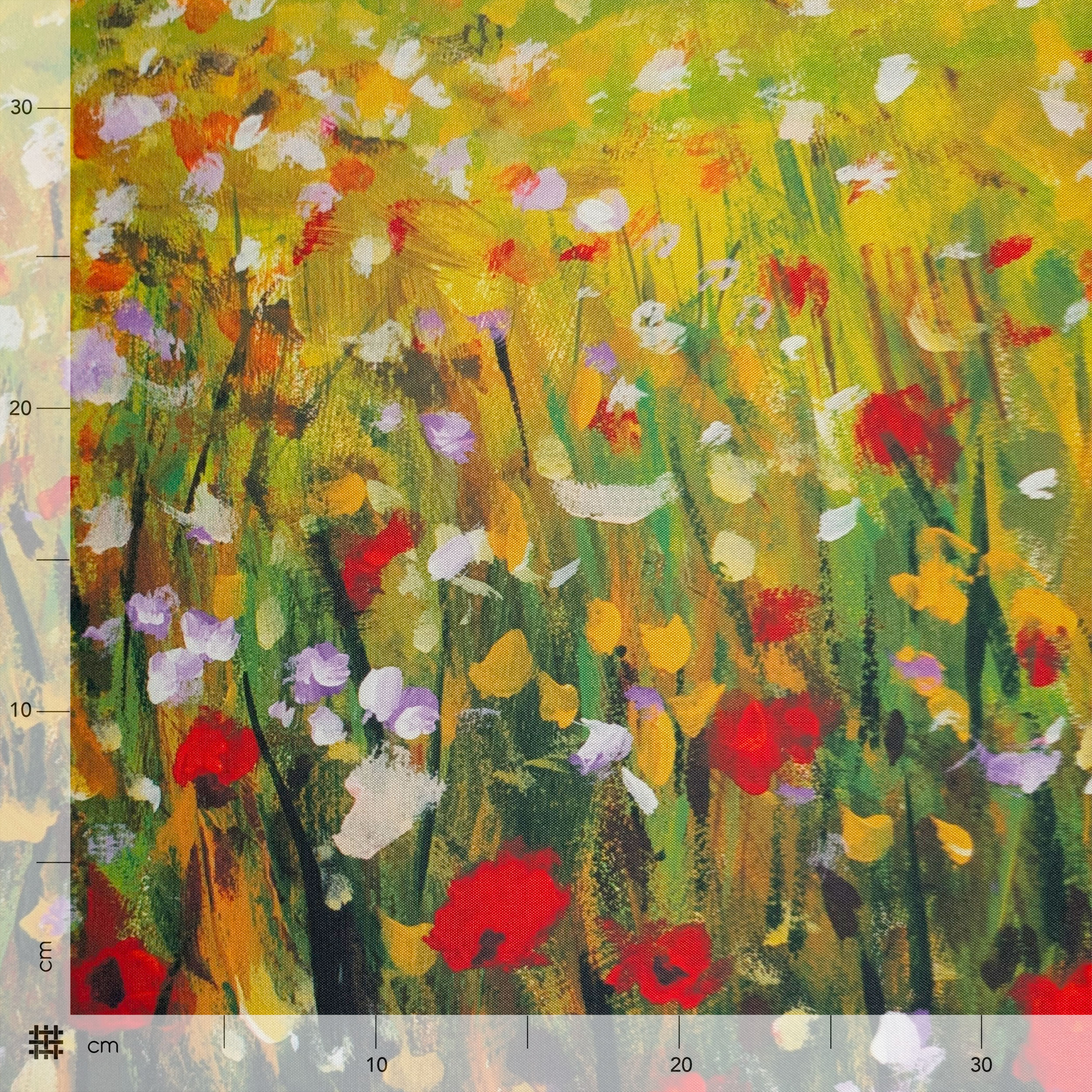 Kitchen Pasadas with Painted Wildflowers Image