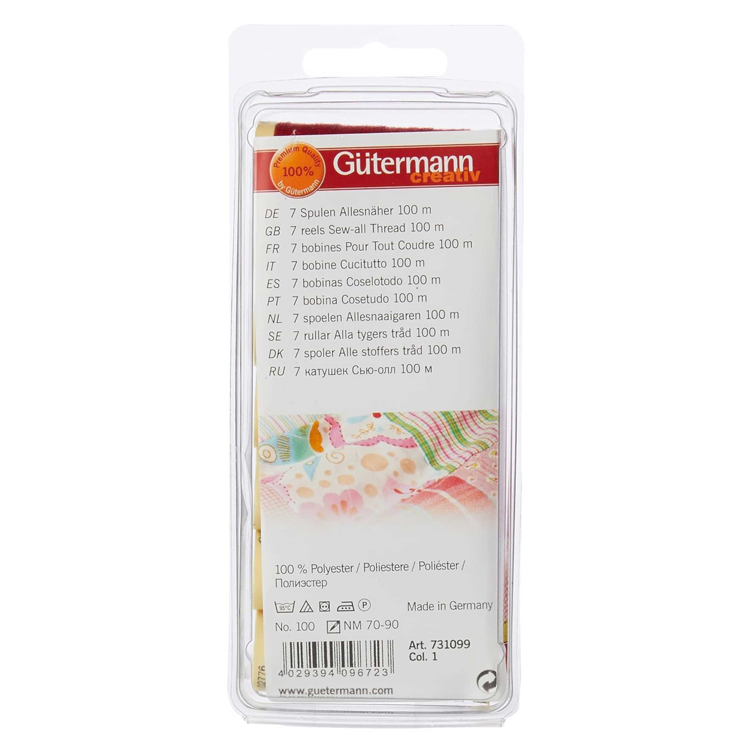 Gutermann Seamstress 7 Coils 100 m Basic Image