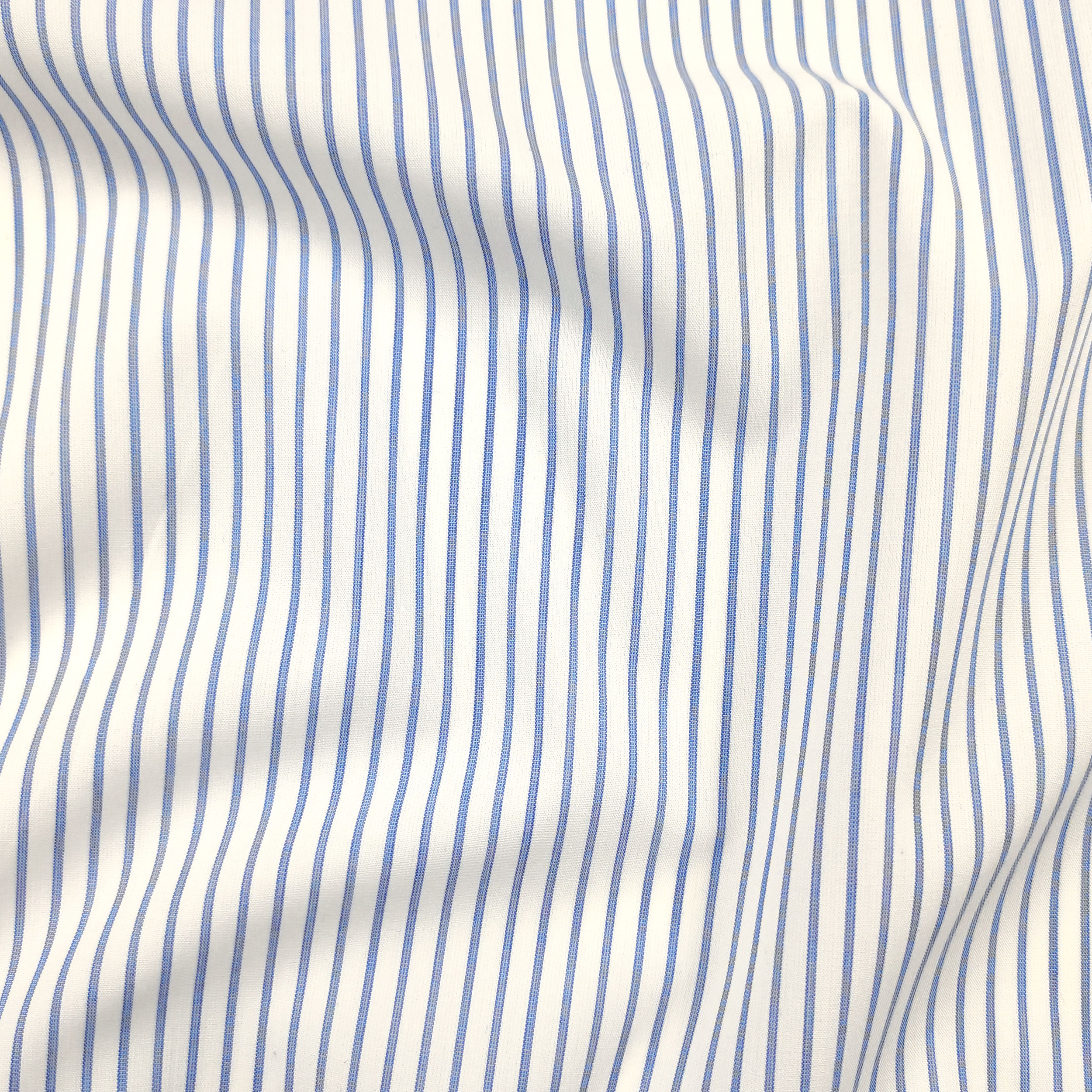 Cotton for Shirts Thin Stripes Blue