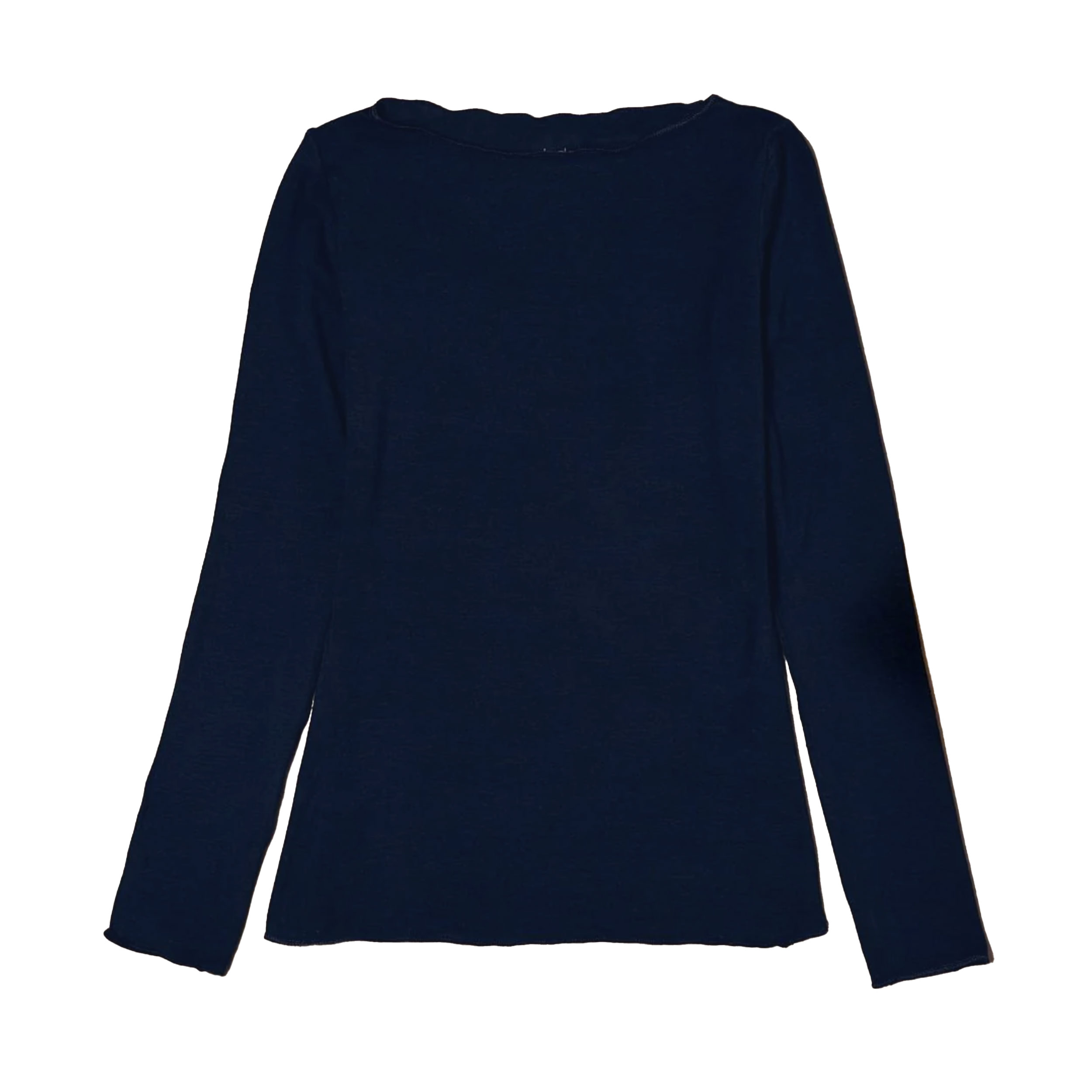 Jadea Navy Boat Neck Cashmere Jumper Image