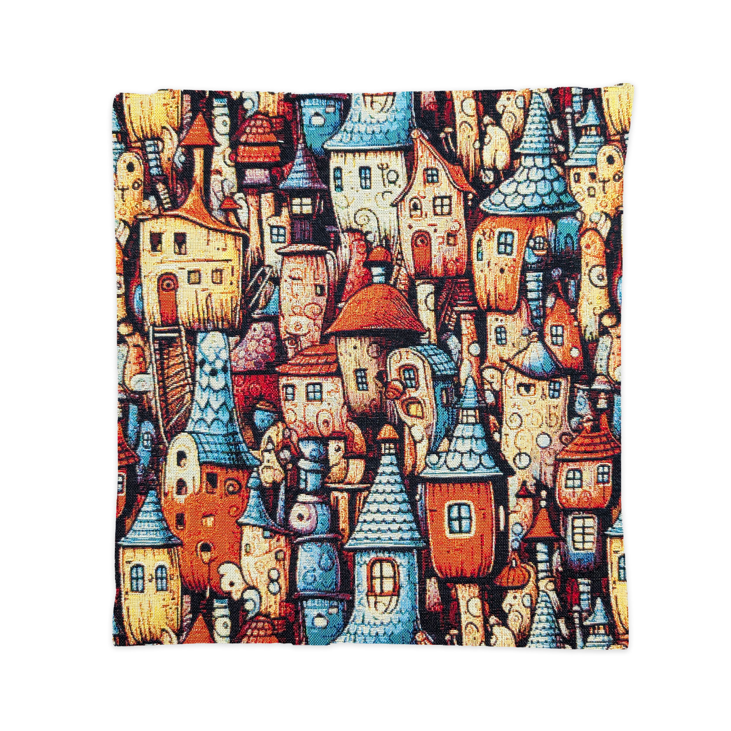 Stadt der Fantasie Gobelin Kissen Kissenbezug Image
