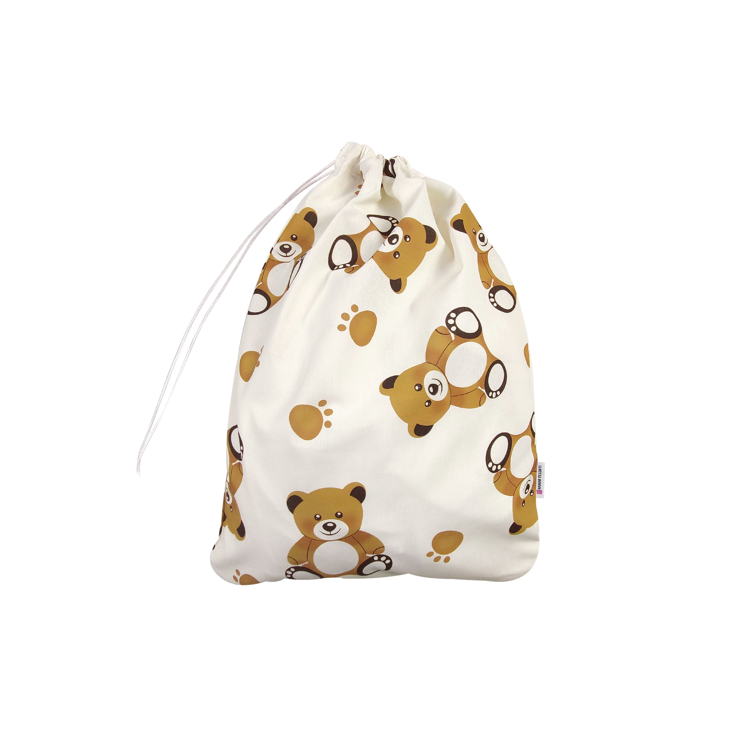 Sac à langer Ourson de nurserie Fond blanc