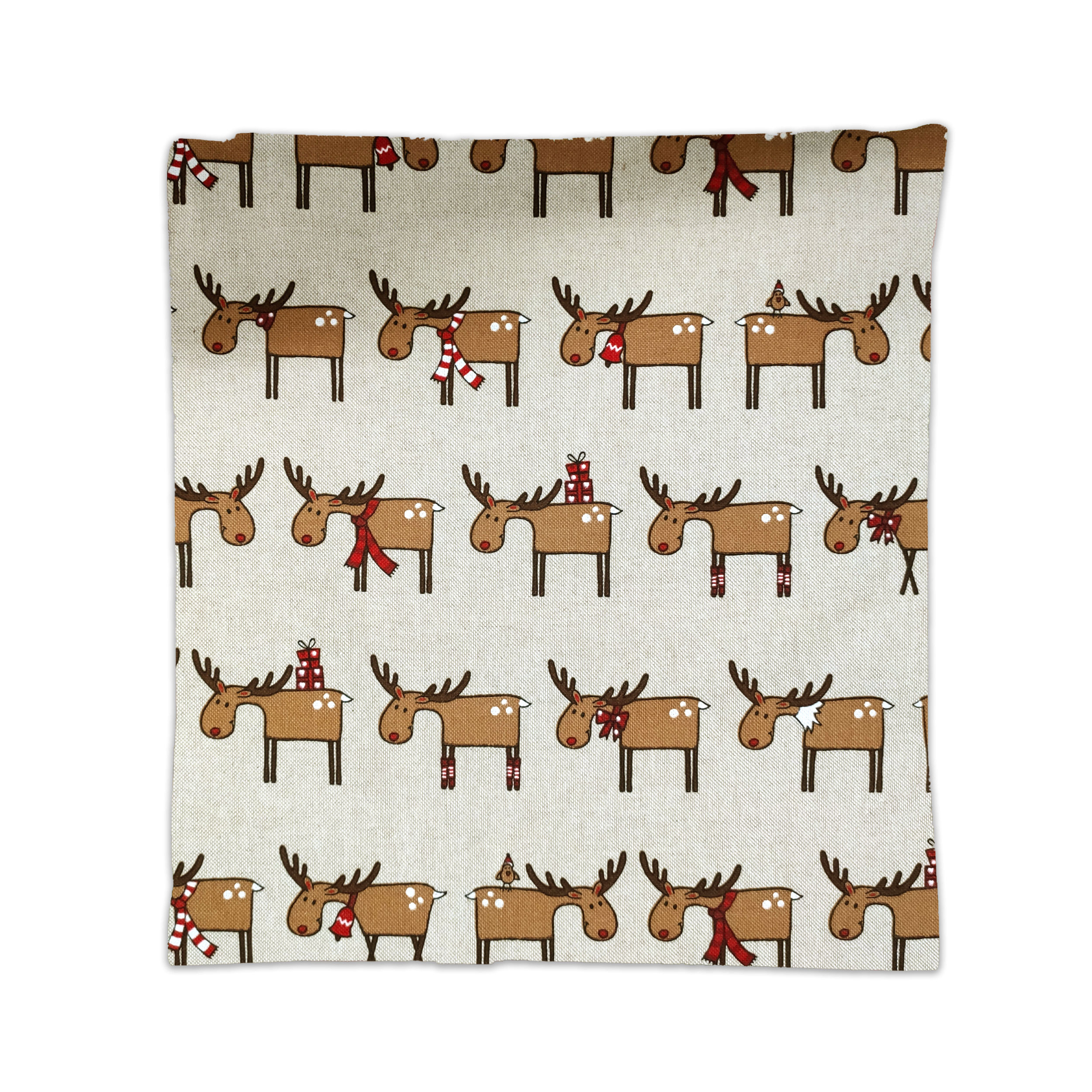 Renne Fantaisie Noël Coussin Taie d'oreiller