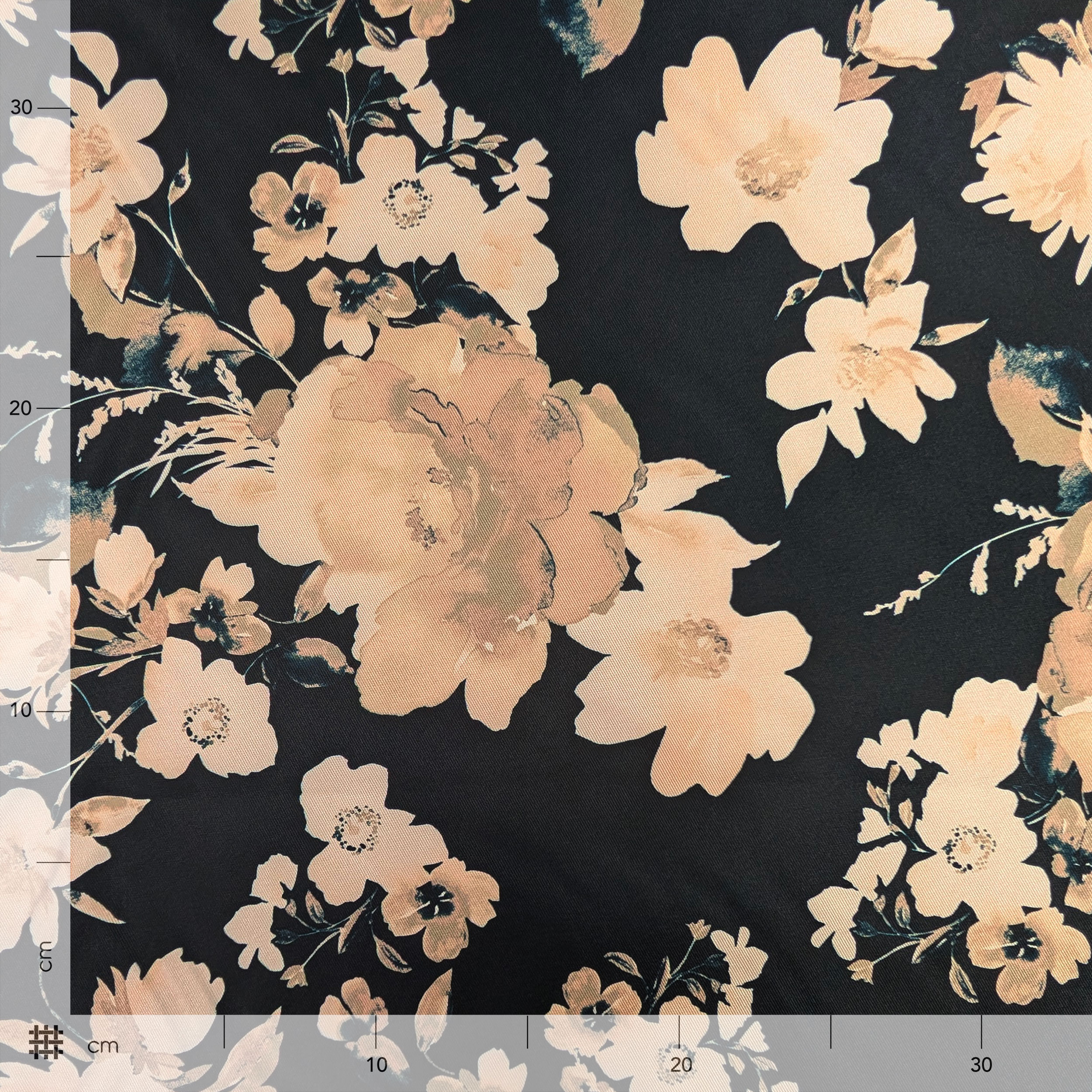 Mikado Italian High Fashion Pink Flowers Image