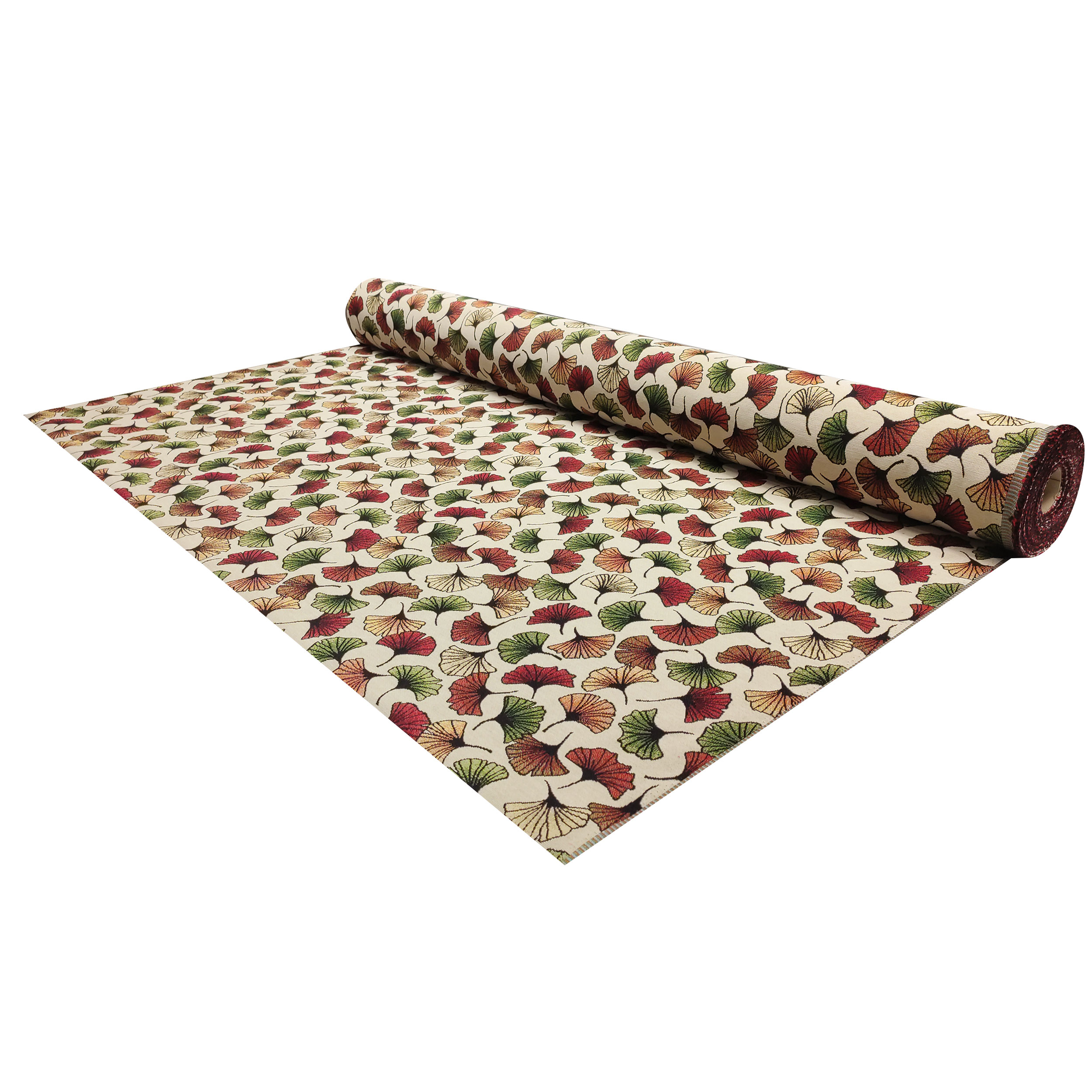 Tissu Gobelin Feuilles de Ginkgo colorées Image