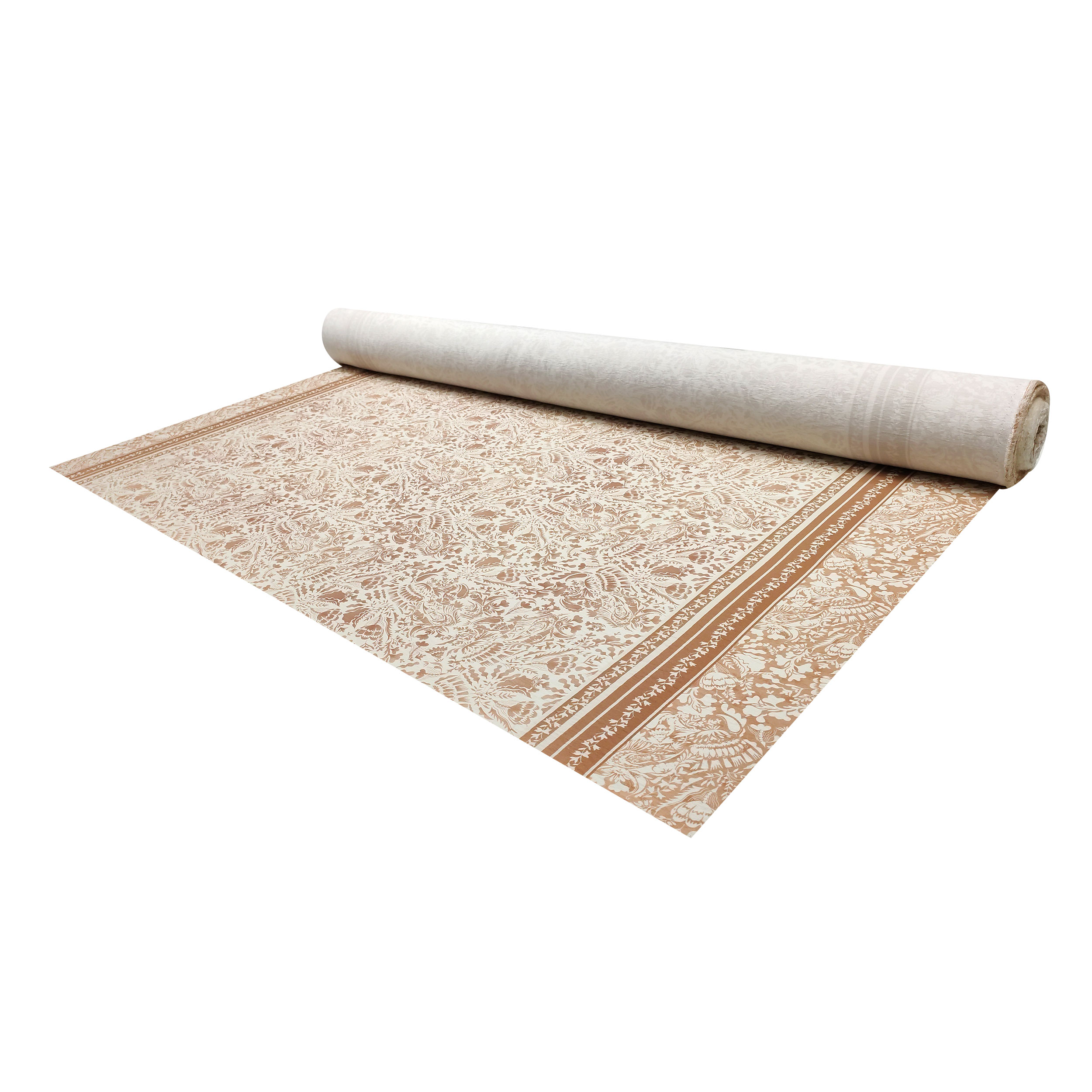 Crepe Silk and Viscose Cream and Beige