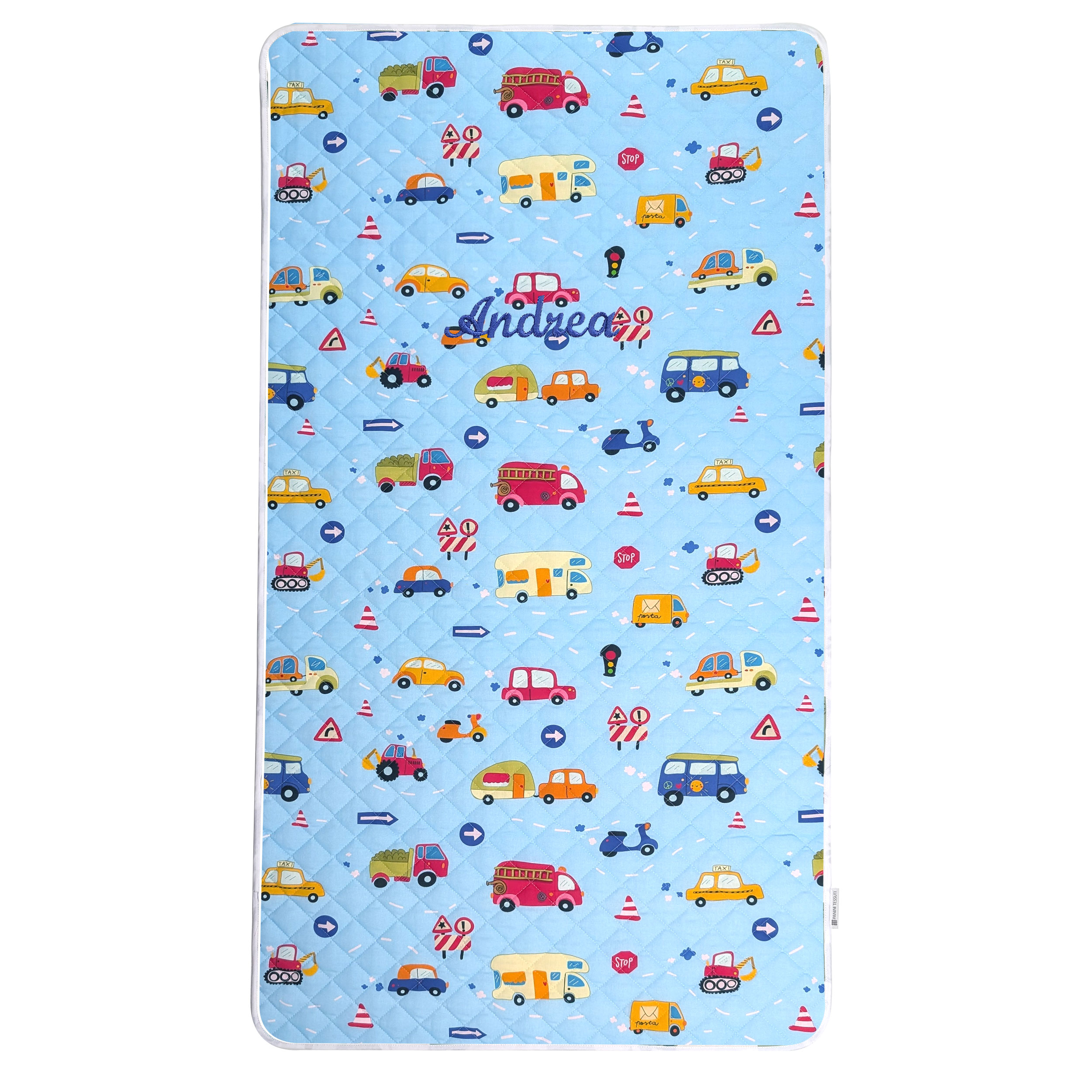 Blue Background Car Blanket Image