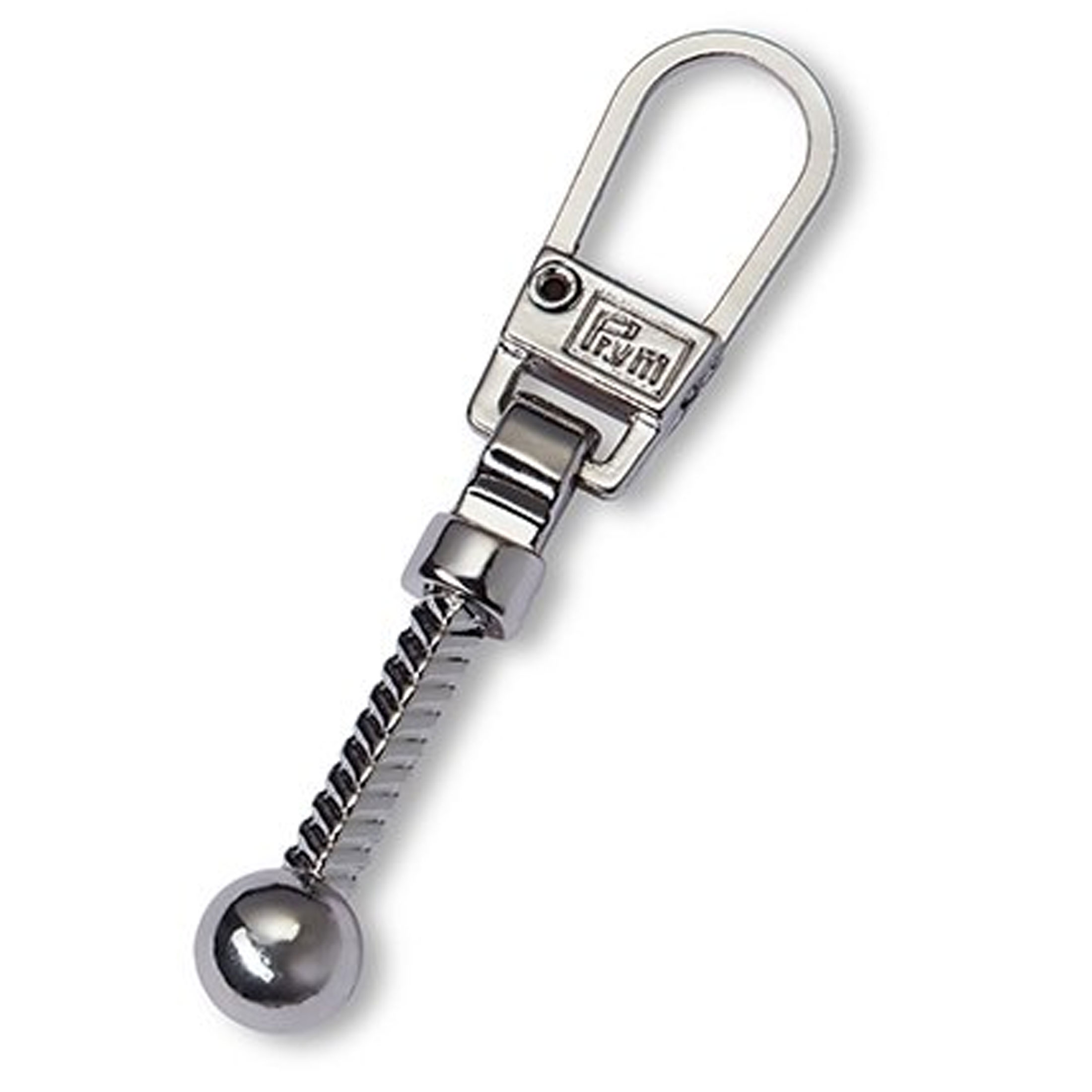 Cremallera de moda en plata