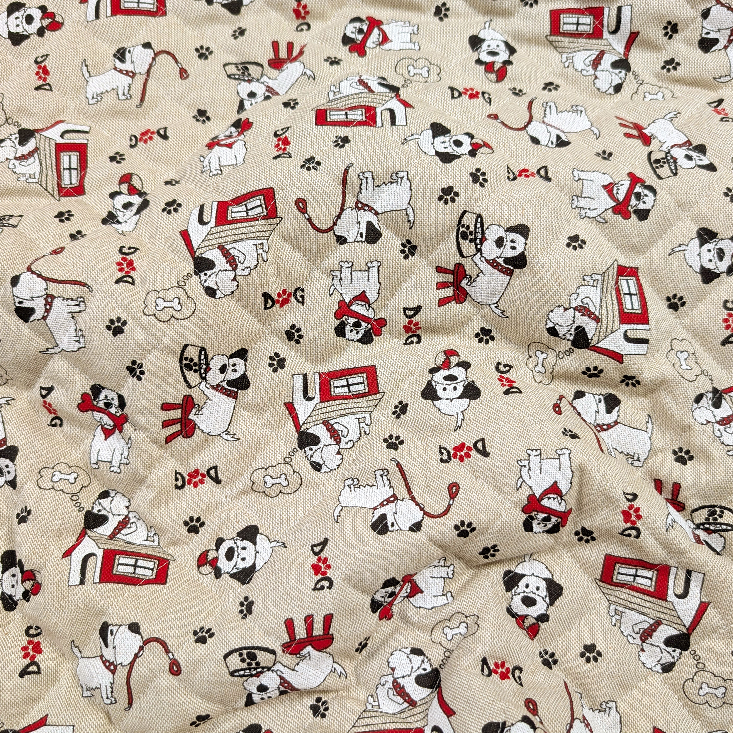 Quilted Fabric Dog Image