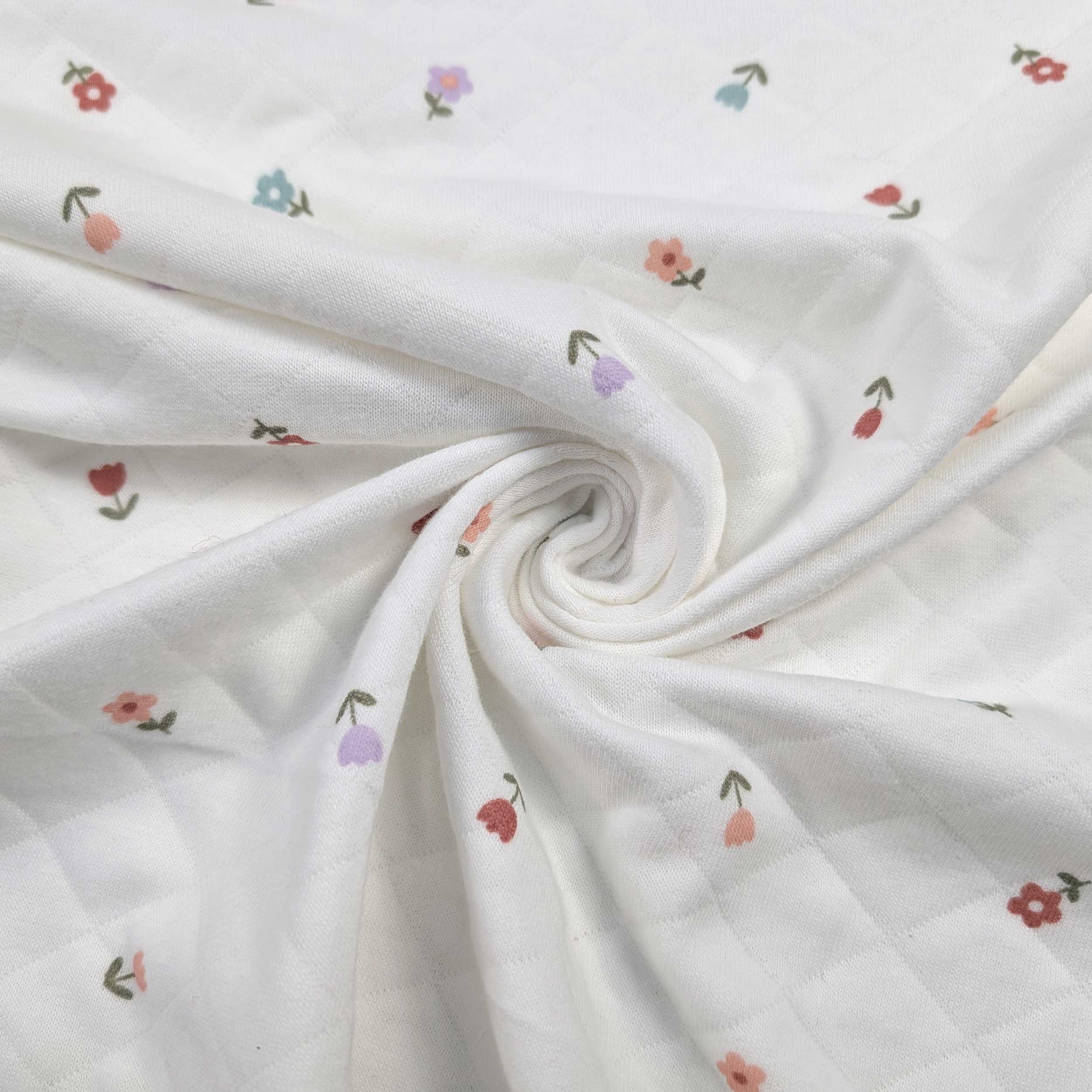 Flower Fantasy Quilted Jersey Image