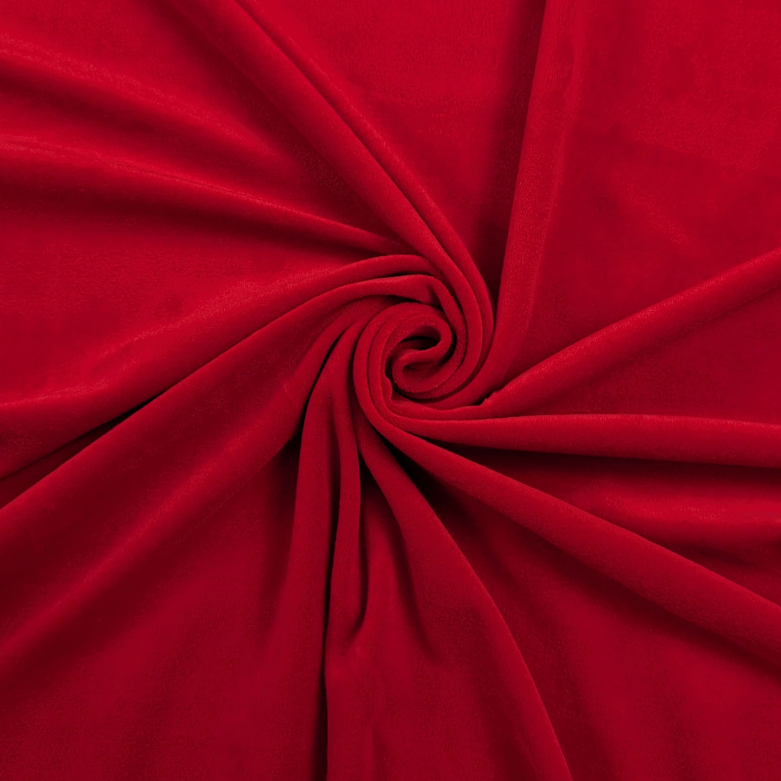 Red Cotton Velveteen Image