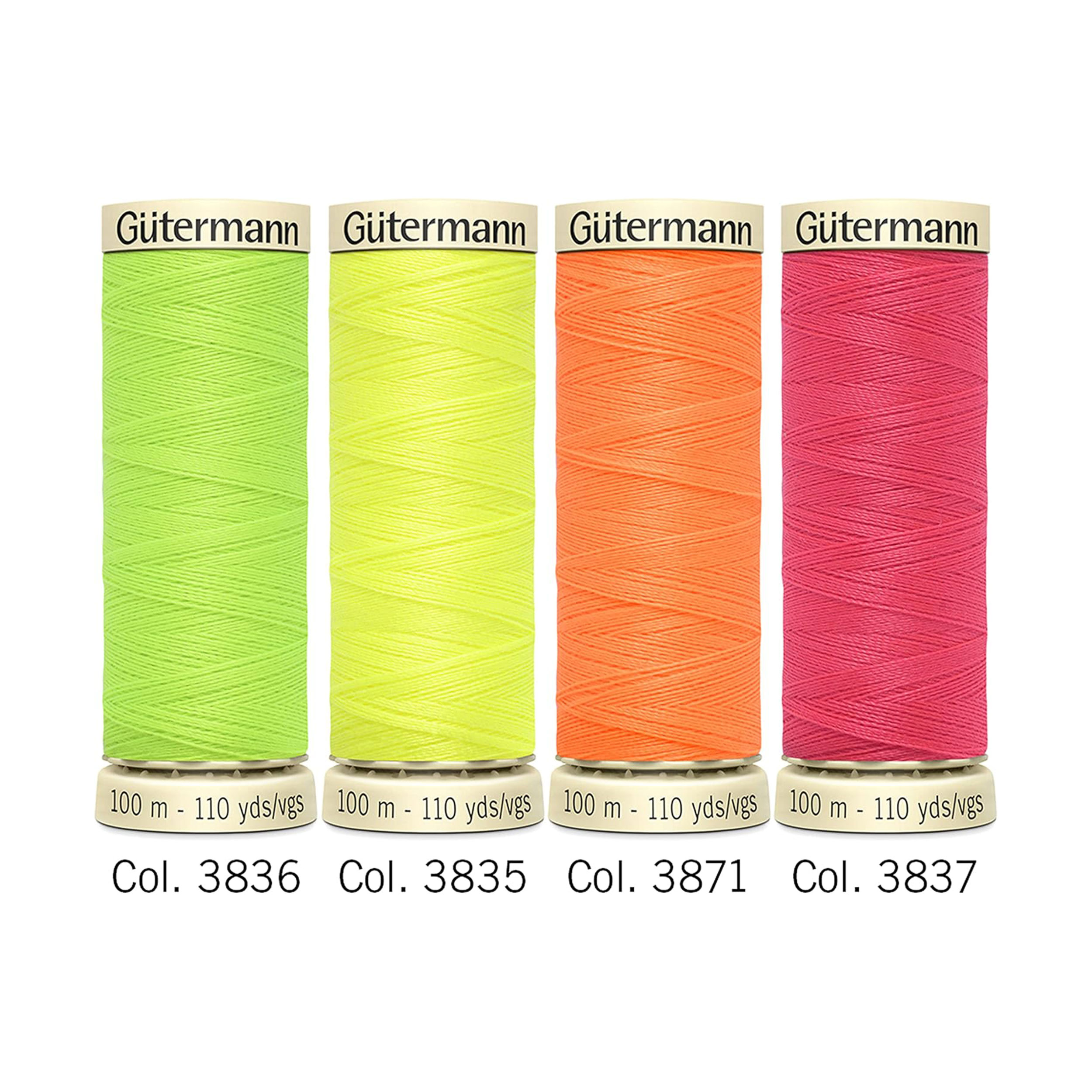 Gutermann Neon Wire Set 4 Spools