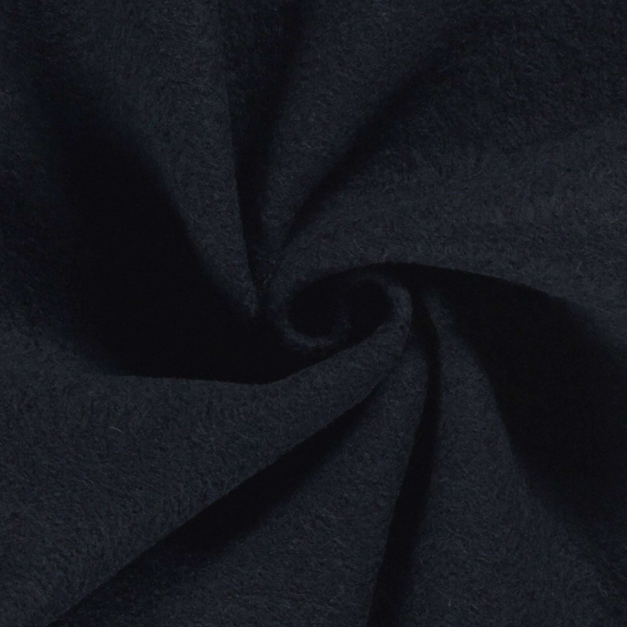 Boiled Wool Loden Navy Blue Image