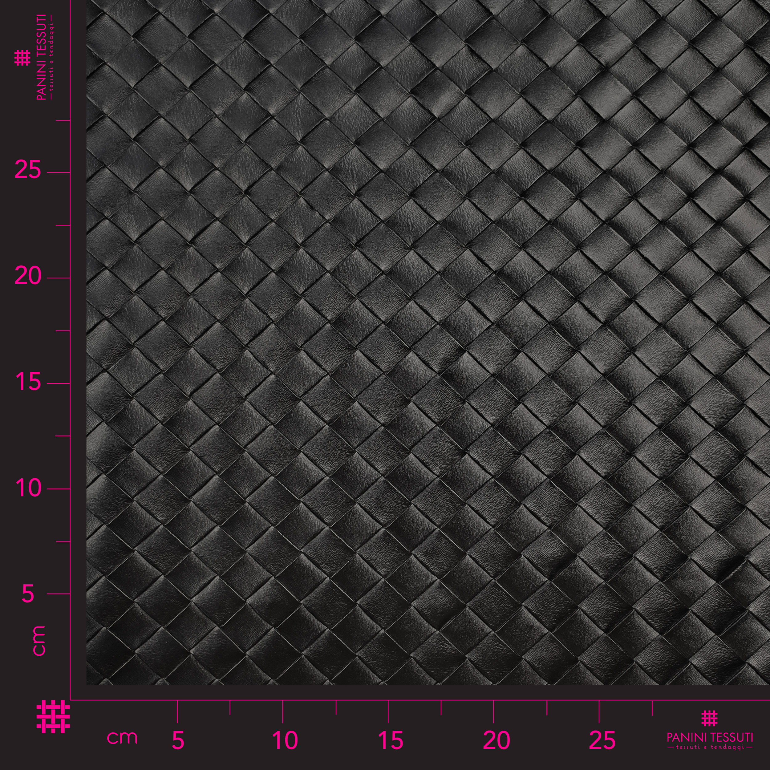 Basket Weave Upholstery Faux Leather Image